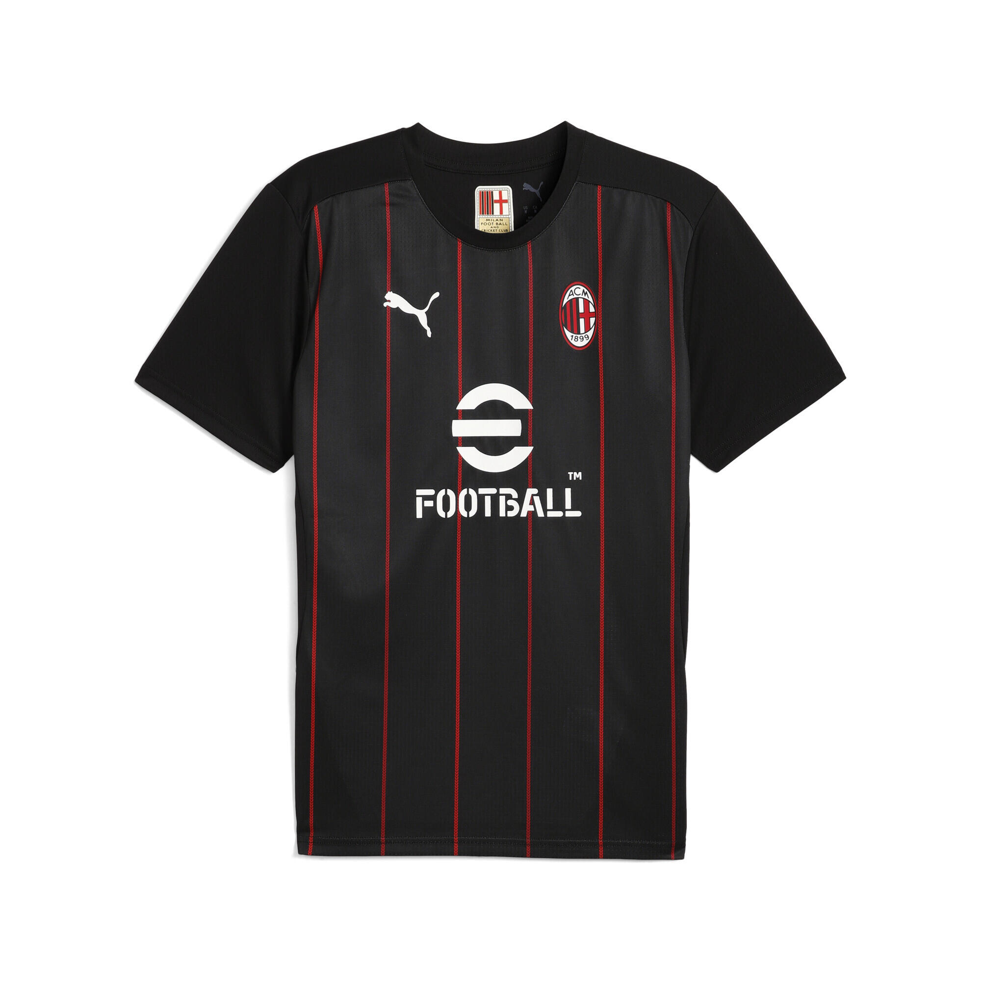 Męska koszulka przedmeczowa AC Milan PUMA Black For All Time Red