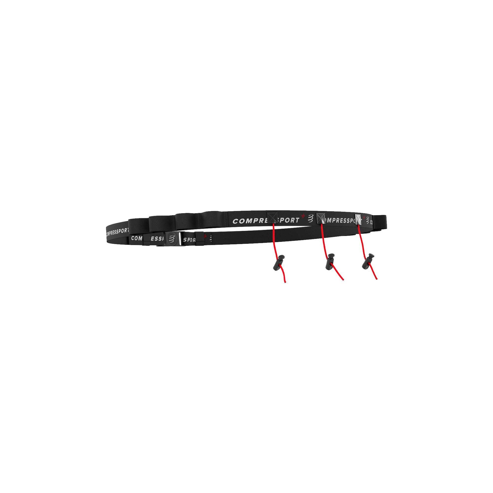 Pas biegowy Compressport Race Belt - black
