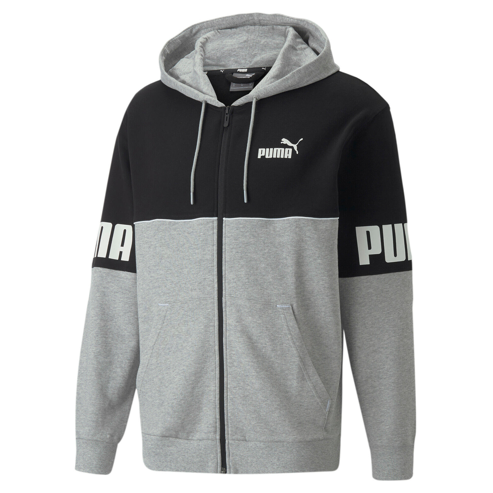 Bluza z kapturem z pełnym zamkiem błyskawicznym Puma Power Colorblock TR