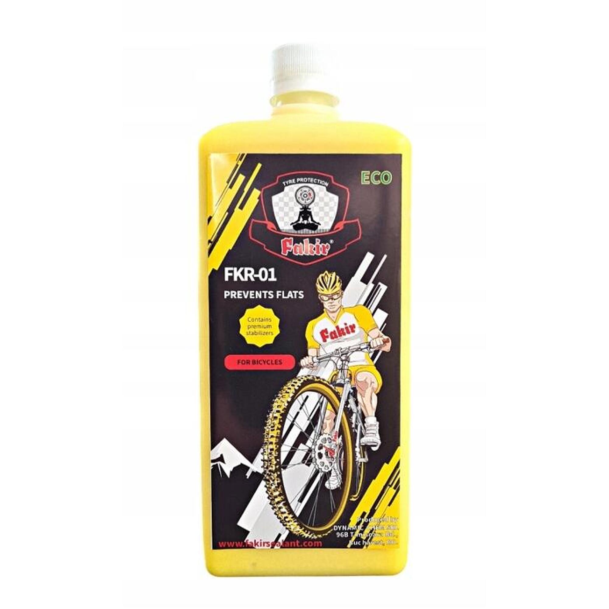 ECO USZCZELNIACZ MLECZKO do OPON ROWEROWYCH 1000 ml TUBELESS FAKIR FKR01