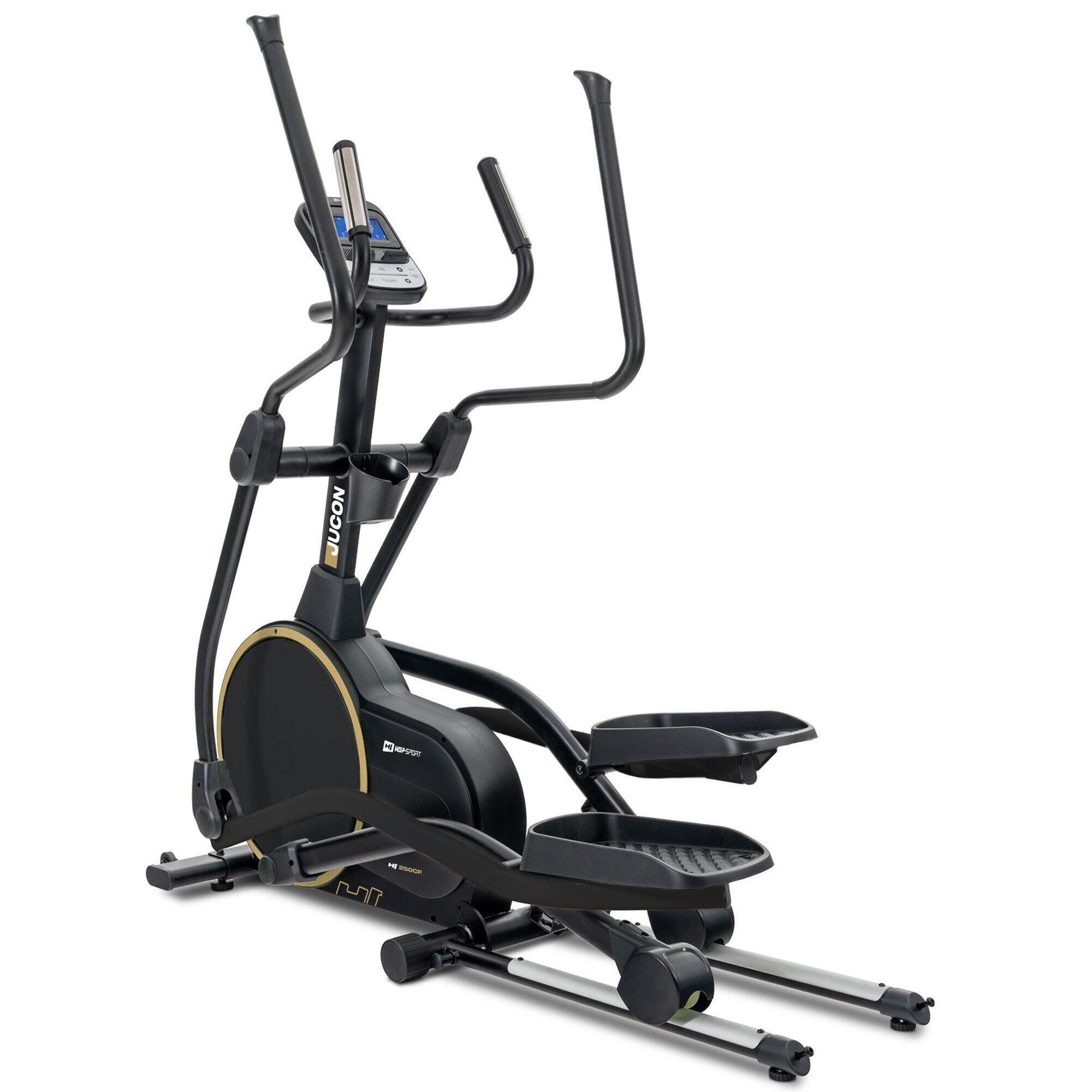 Rower eliptyczny treningowy elektryczno-magnetyczny Hop-Sport Jucon złoty
