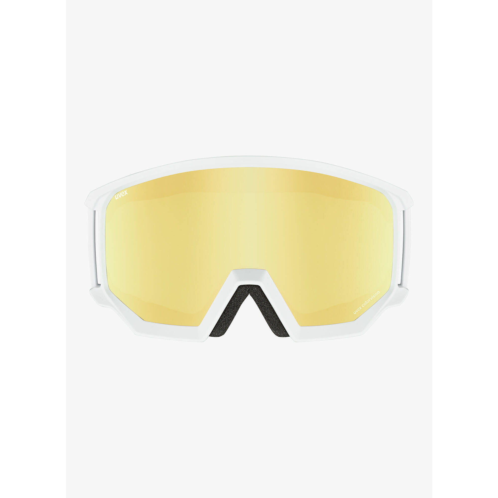 Gogle narciarskie Uvex Athletic CV - white/gold/colorvision/green