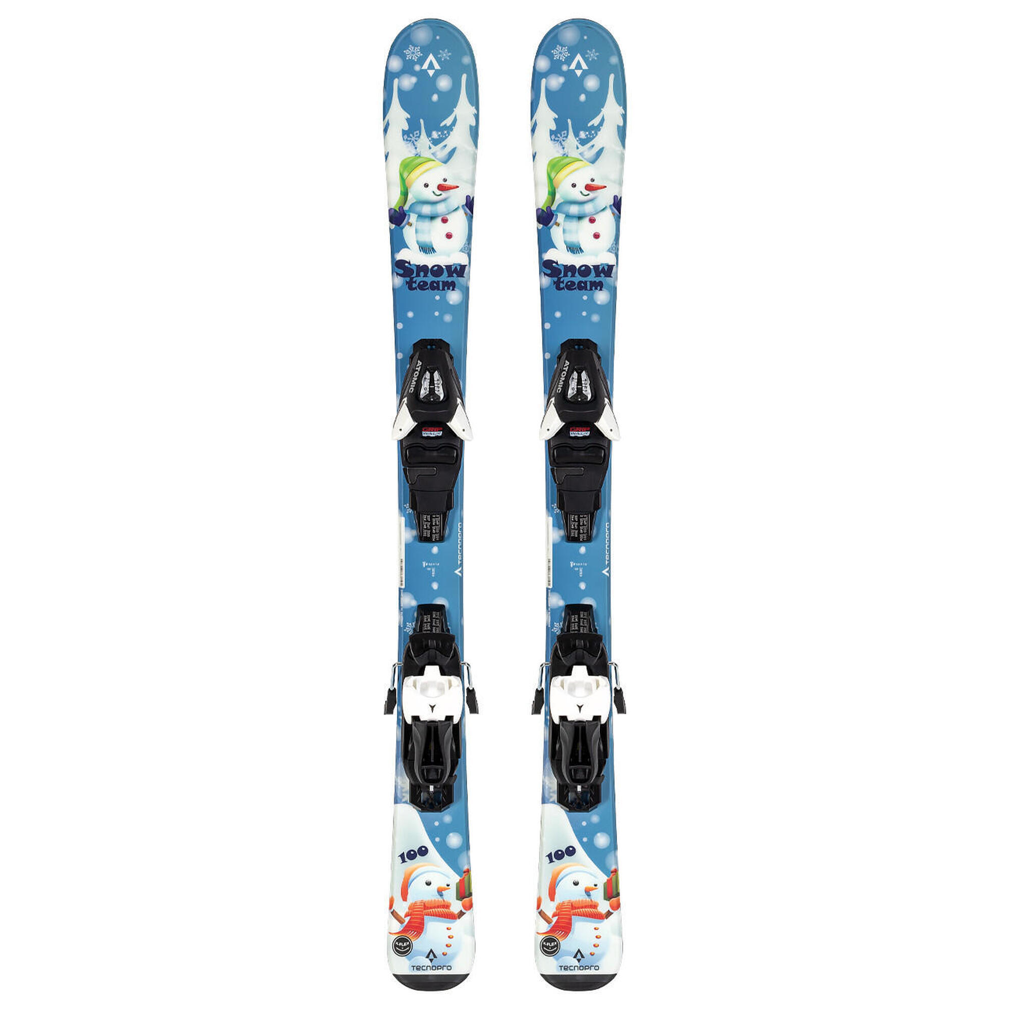 Narty dziecięce TECNOPRO SNOW TEAM + wiązanie ATOMIC LC 5 GRIP WALK