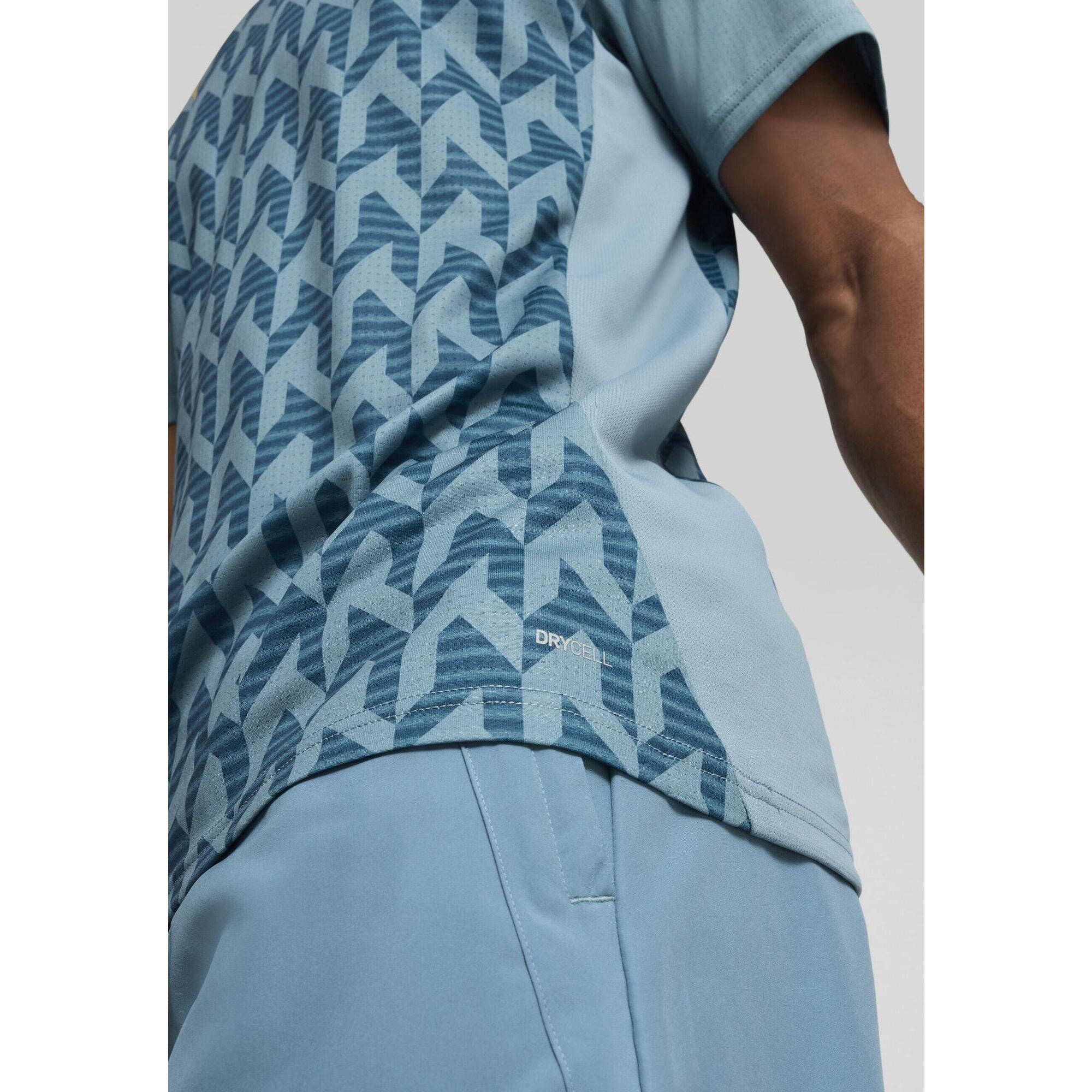 Męska koszulka przedmeczowa z krótkim rękawem Olympique Marsylia PUMA