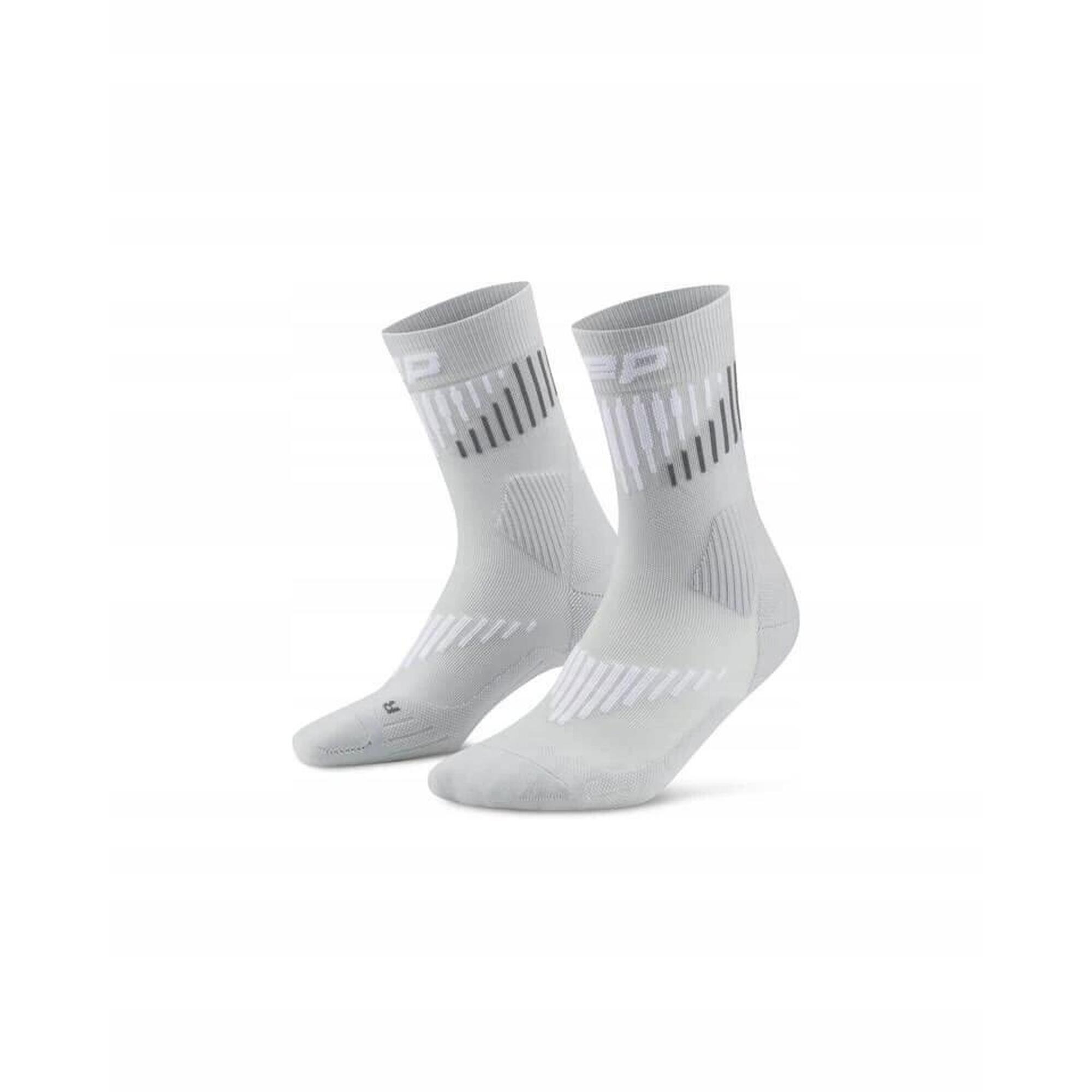 Damskie skarpetki kompresyjne do połowy łydki sportowe z wełną Merino Core