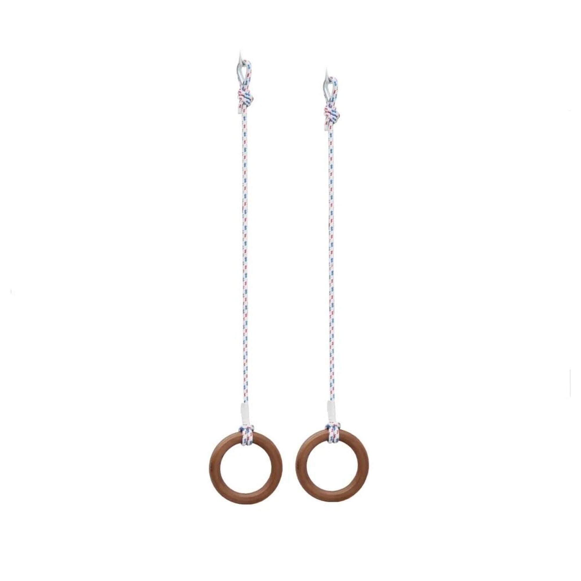 Kółka gimnastyczne drewniane Karussell drewno