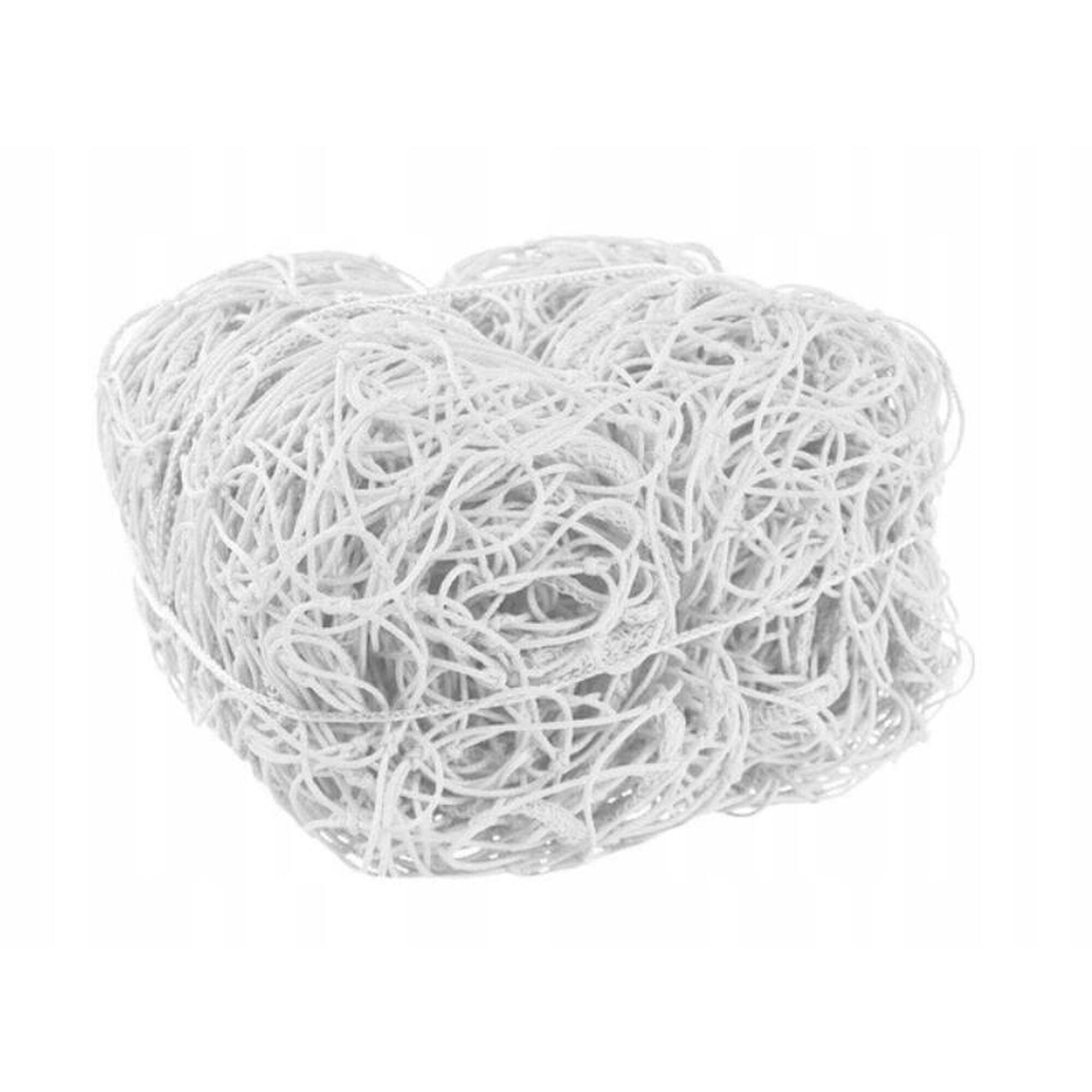 Siatka do bramki piłkarskiej ligowej 7,32 x 2,44 m | grubość 4 mm | kolor biały