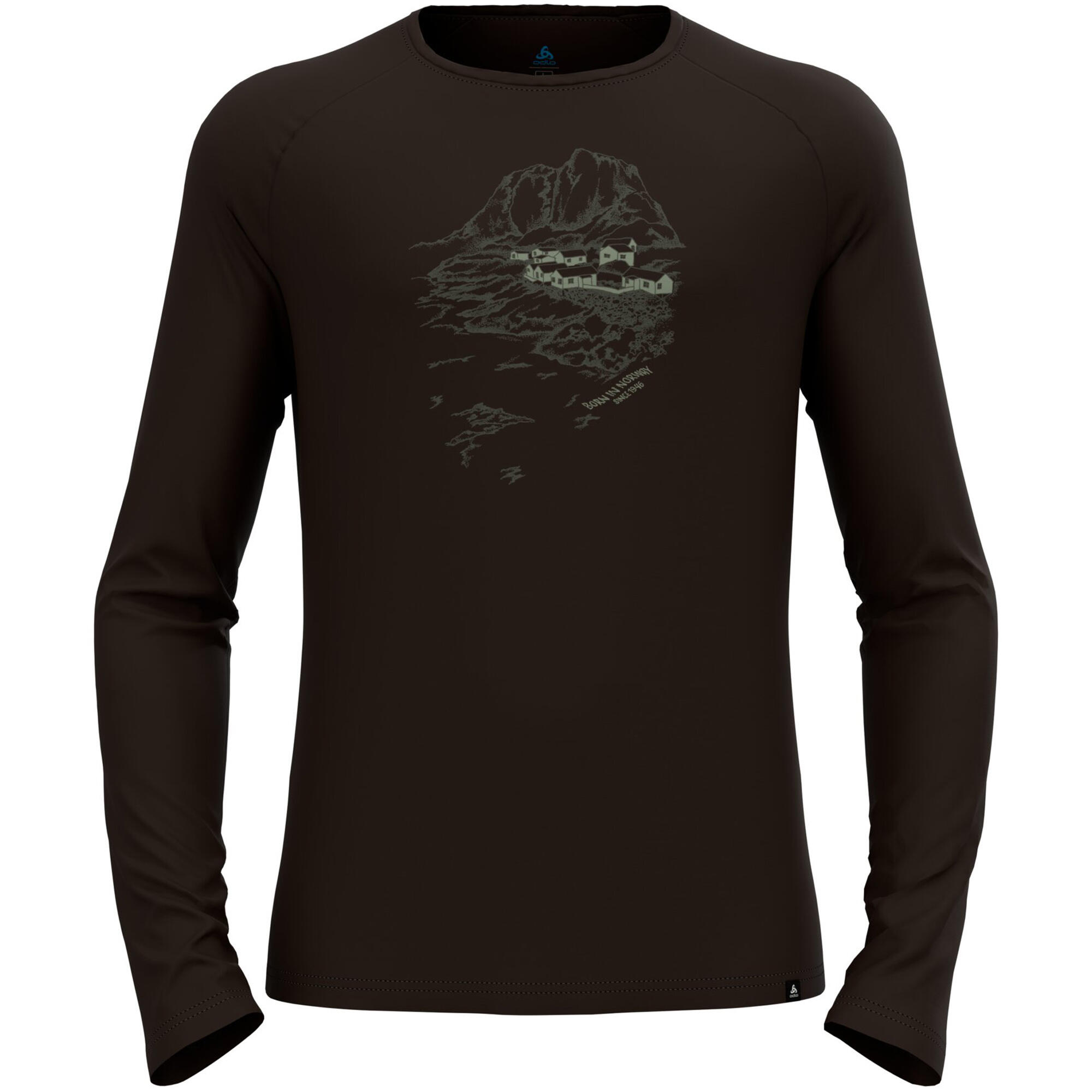 Koszulka z długim rękawem trekkingowa męska Odlo ASCENT MERINO 200