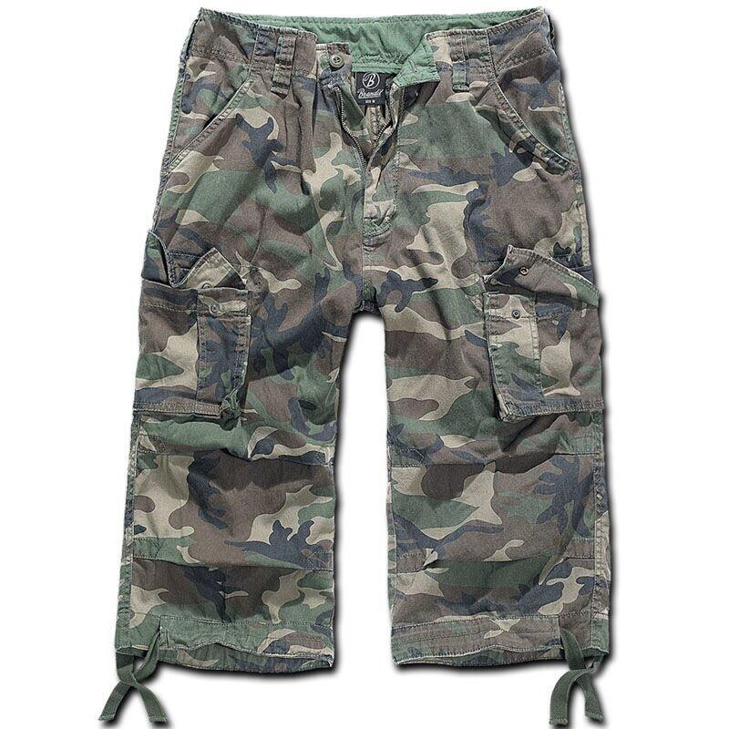 Szorty bushcraft męskie Brandit M65 3/4 Urban Legend Woodland