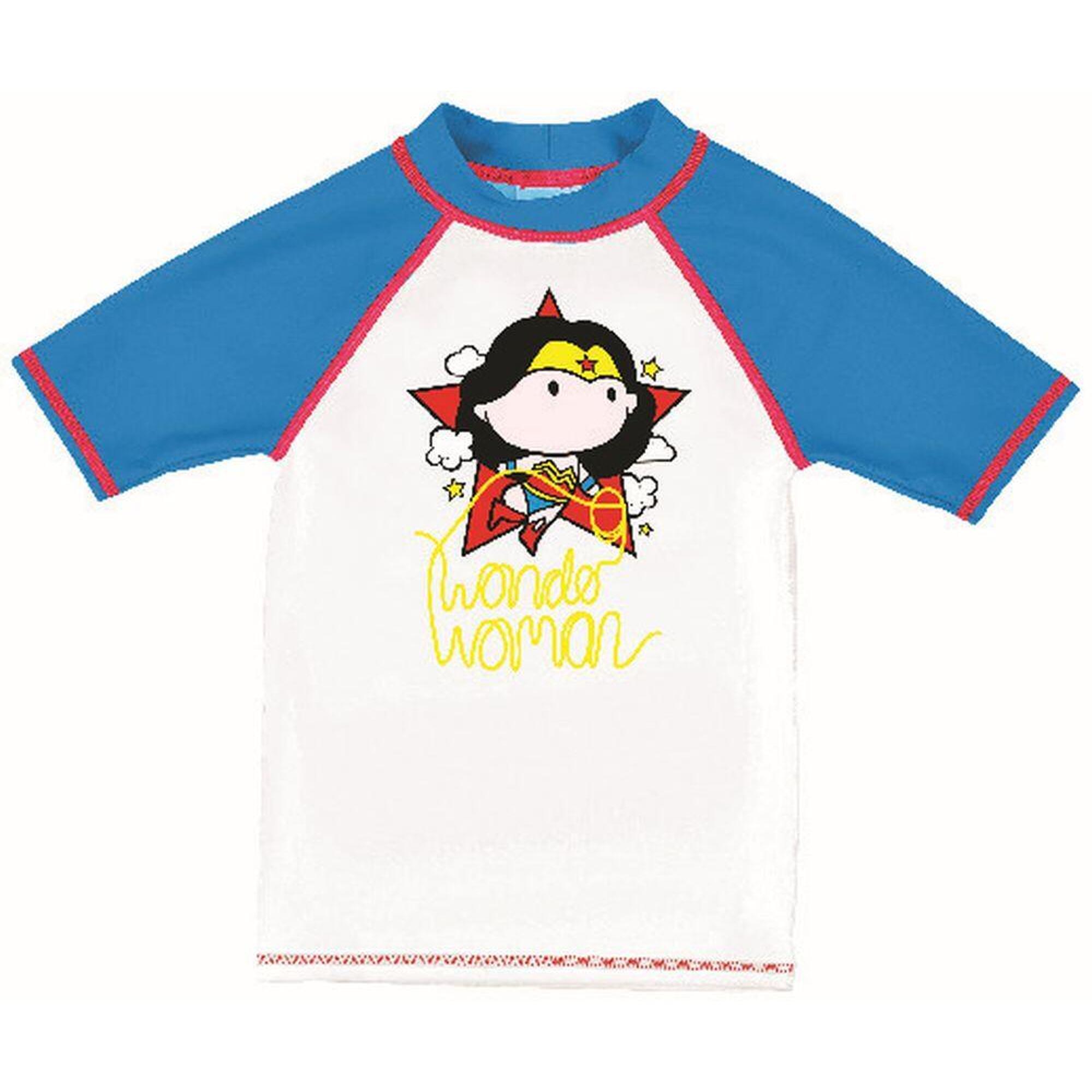 Koszulka dziewczęca ochronna UV pływanie basen plaża Arena Wonder Woman