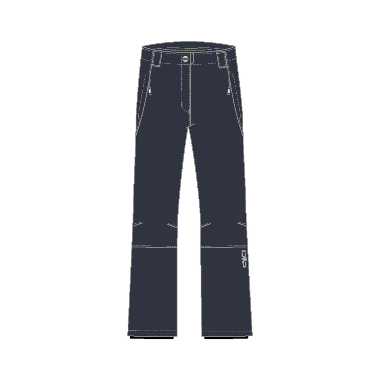 Spodnie z wewnętrzną nogawką dla kobiet CMP