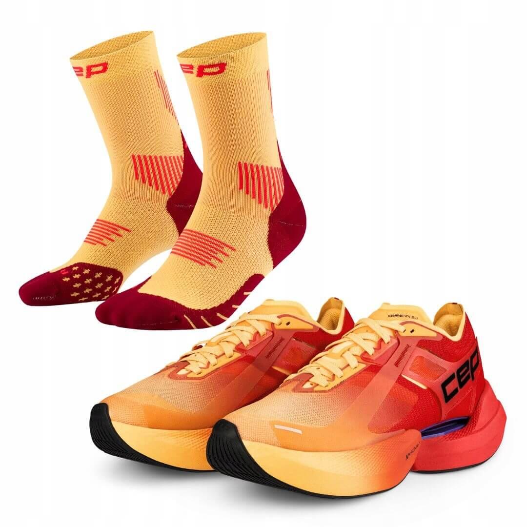 Zestaw biegacza: damskie buty sportowe i skarpety biegowe