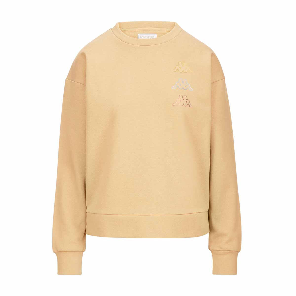 Bluza bez kaptura Unisex Kappa Kifoli Beżowy