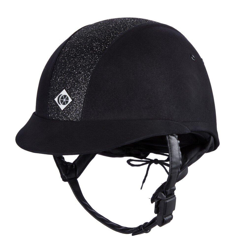 Kask jeździecki z mikrozamszu Charles Owen Elumen8