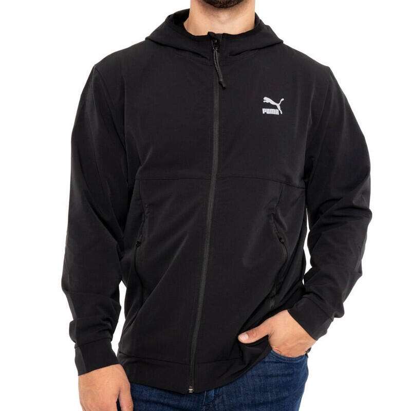 Bluza męska z kapturem Puma CLSX+ FZ