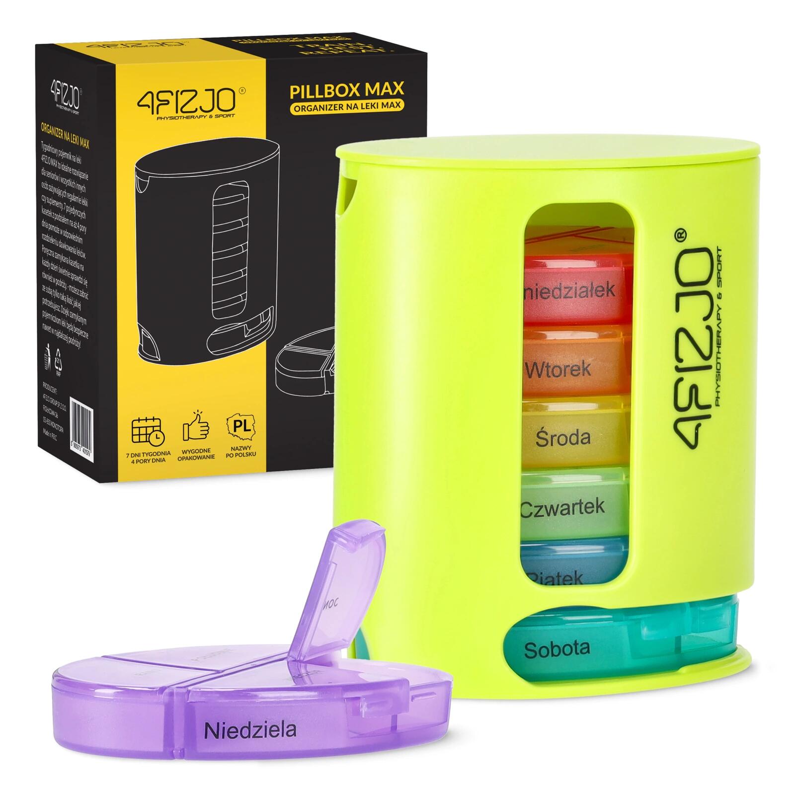 Tygodniowy organizer na leki 4FIZJO MAX