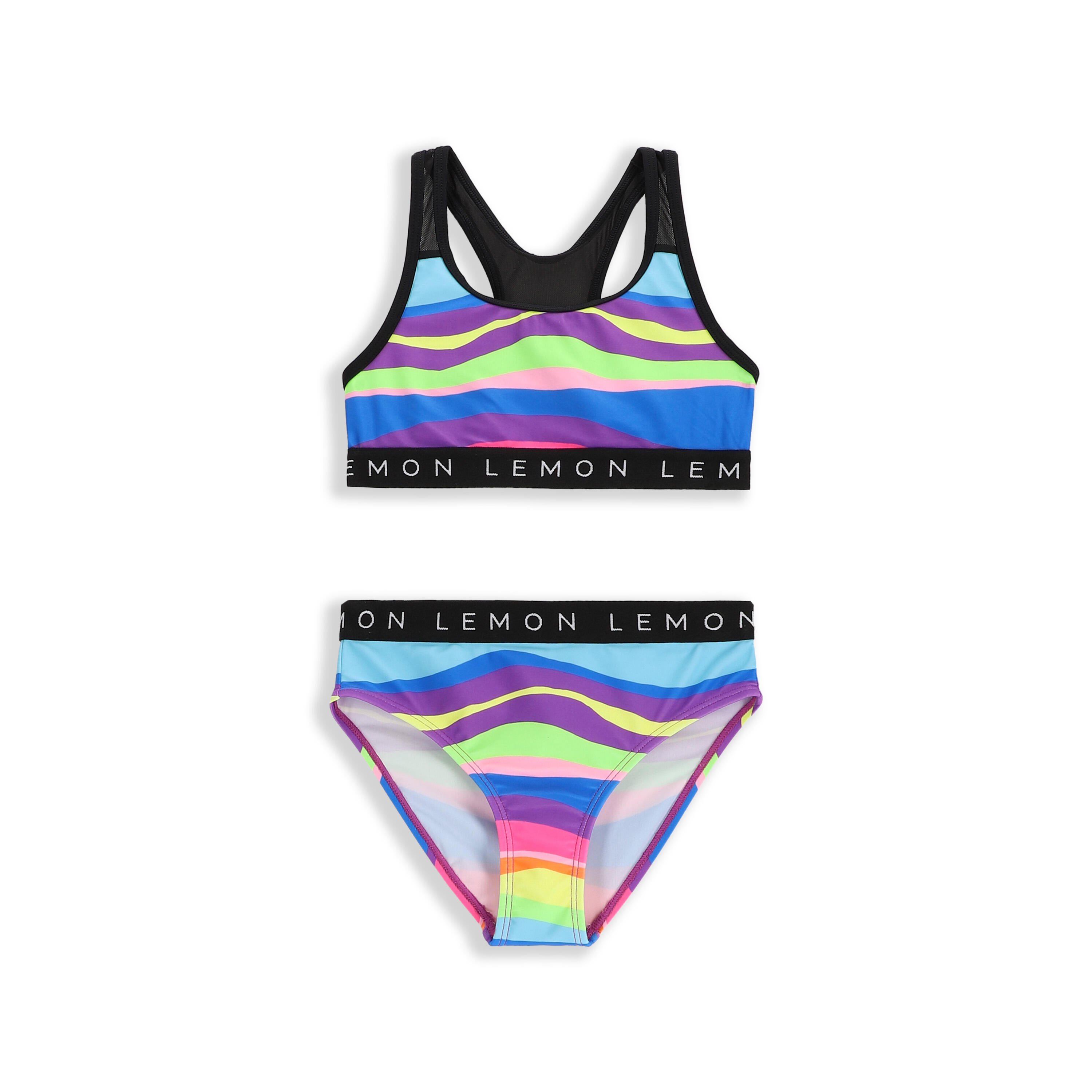 Kostium kąpielowy dwuczęściowy dla dzieci Lemon Explore WL5 szerokie ramiączka