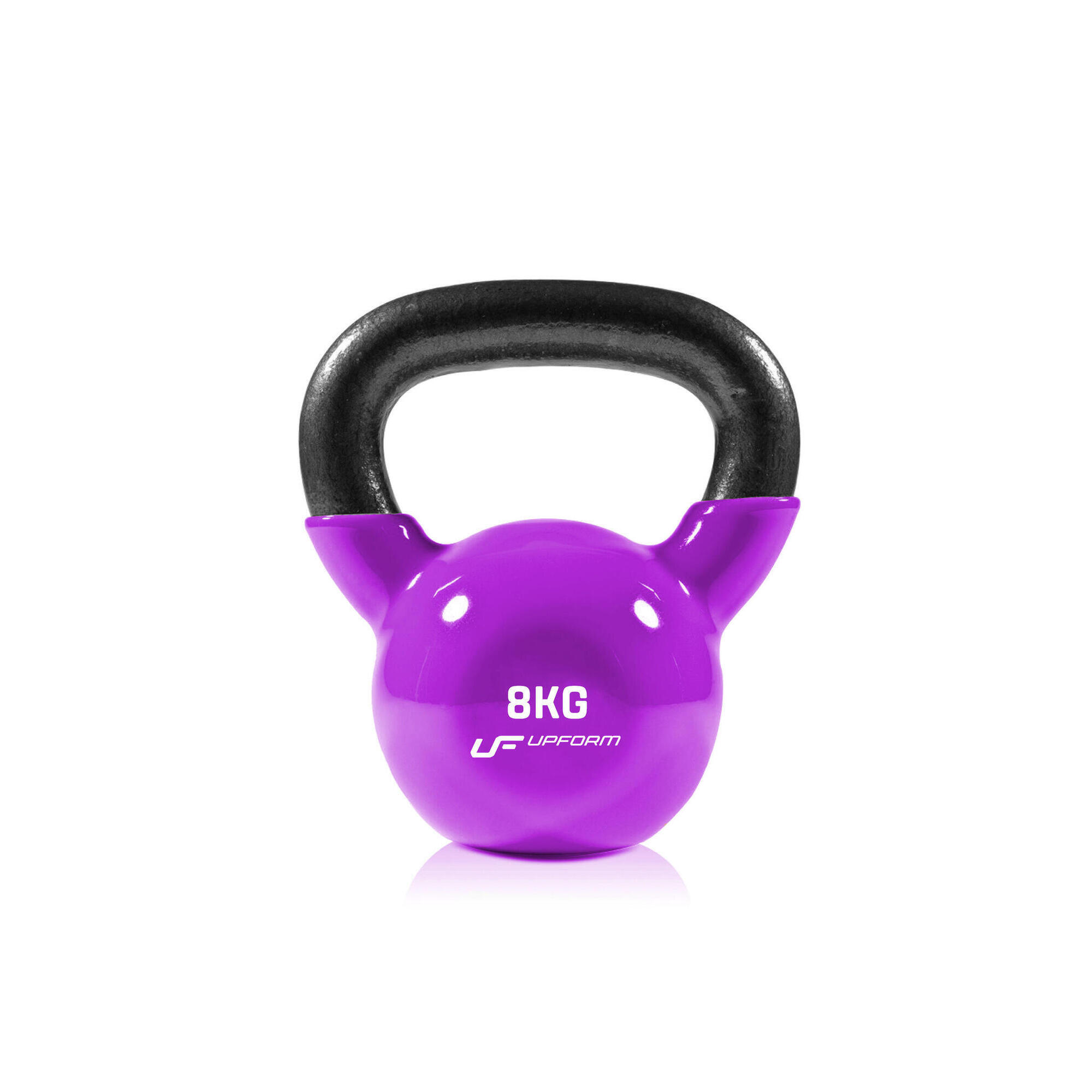 Hantla winylowa żeliwna Kettlebell 8 kg UpForm