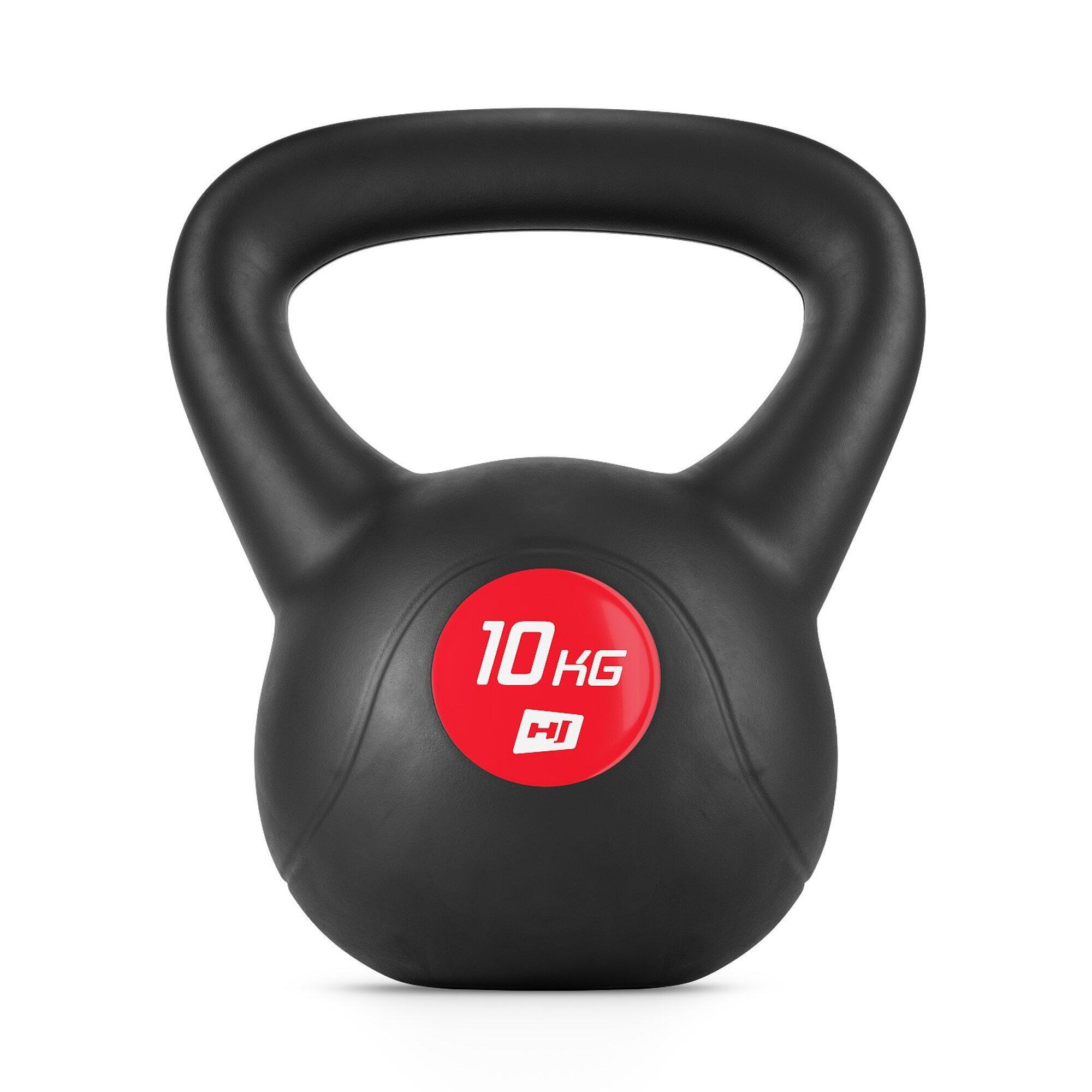 Kettlebell winylowy do treningu siłowego Hop-Sport HS-PB010HB 10kg