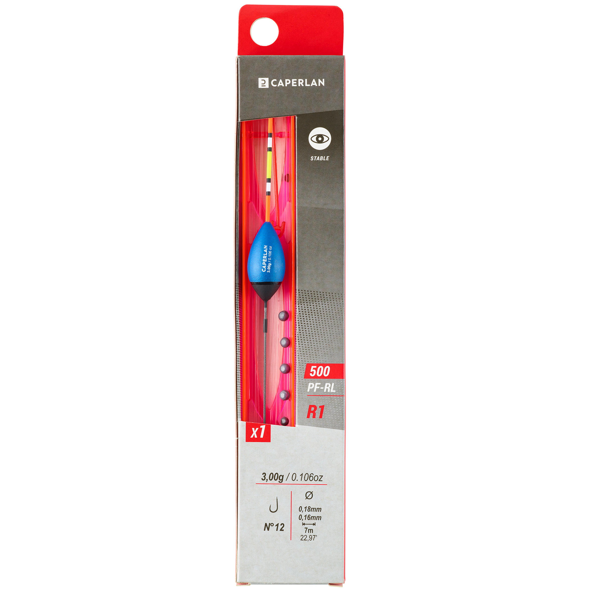 Zestaw spławikowy na rzeki Caperlan PF-RL500 R1 3 g