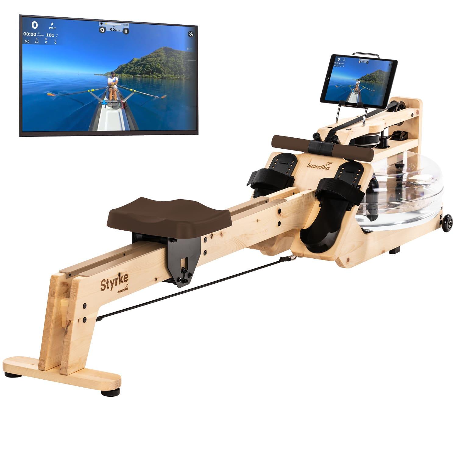 Wioślarz wodny Styrke Premium Zirbe, drewno sosnowe, do 180 kg