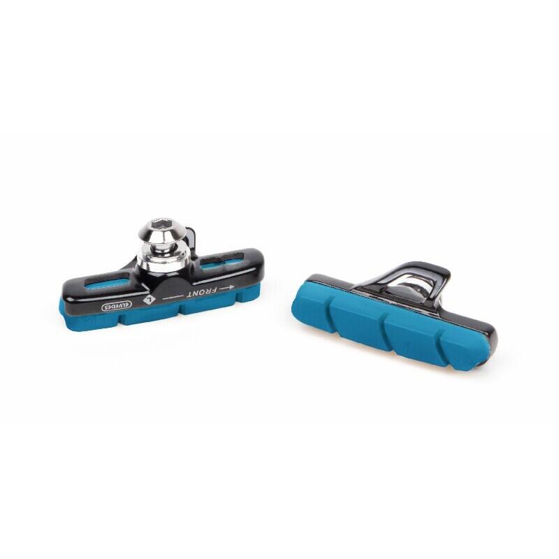 Para klocków hamulcowych plus aluminiowy uchwyt na klocki do obręczy Elvedes Car