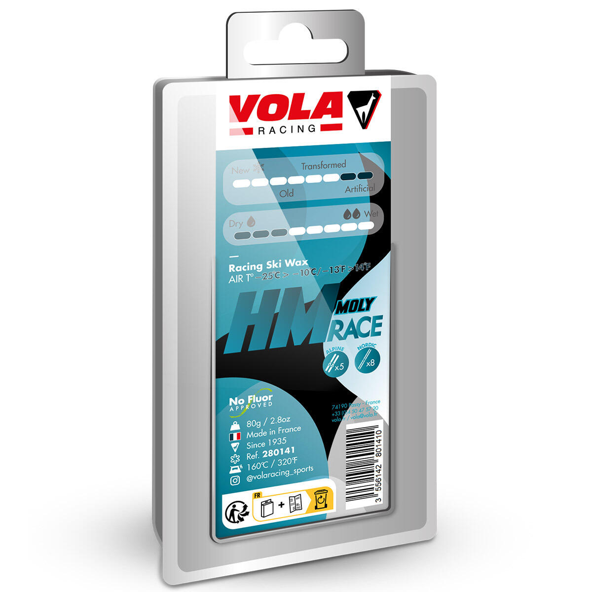 Wosk do nart wyścigowych Vola HMach Moly 80 g