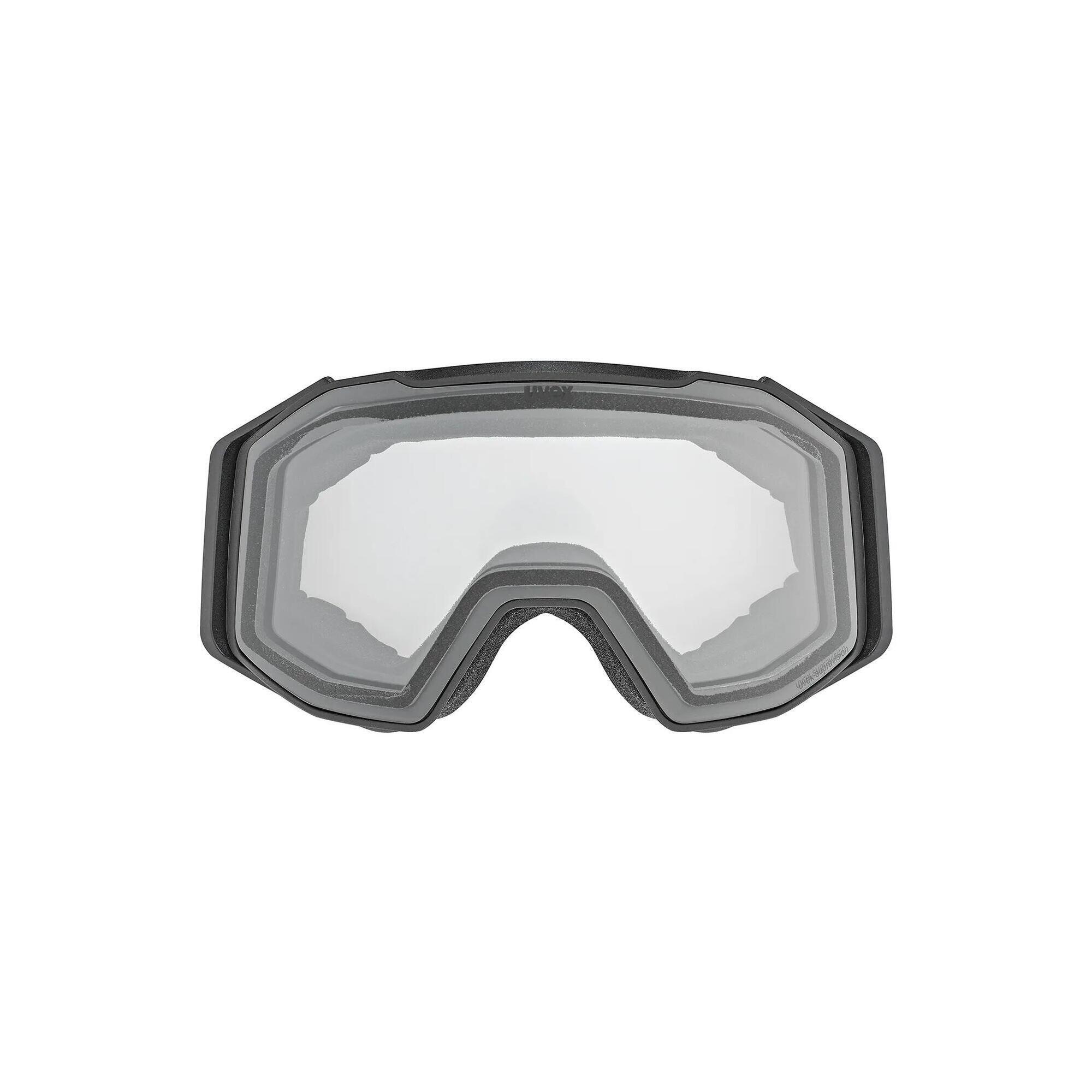 Gogle rowerowe Uvex Gravity - black matt