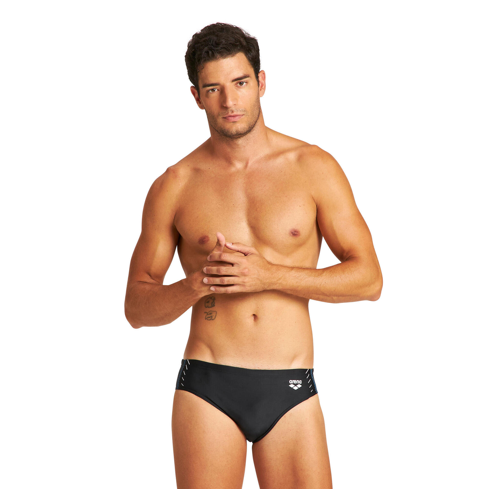 Kąpielówki slipy męskie na basen Arena Crossing Brief