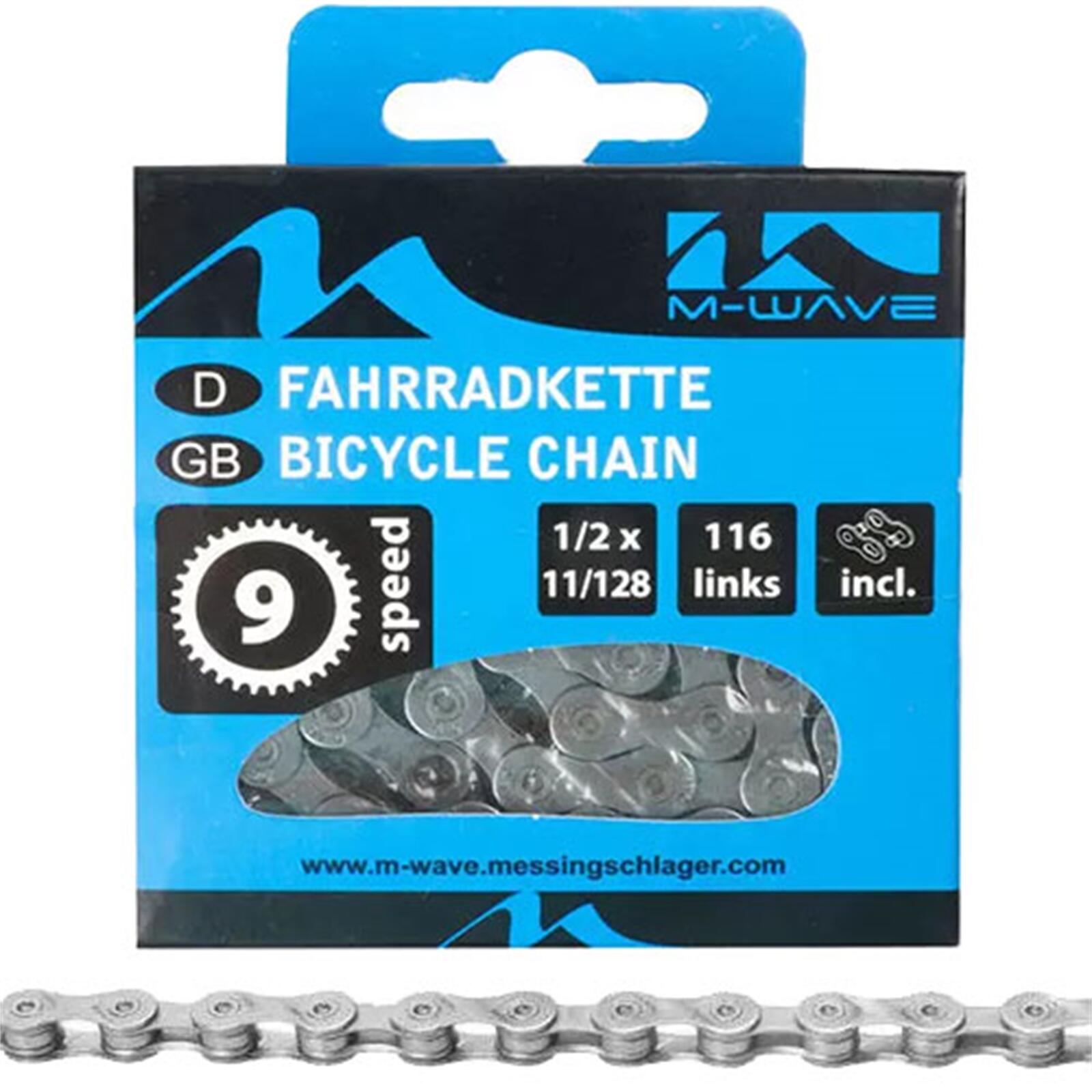 Łańcuch Rowerowy 9 Biegów - 116 Ogniw