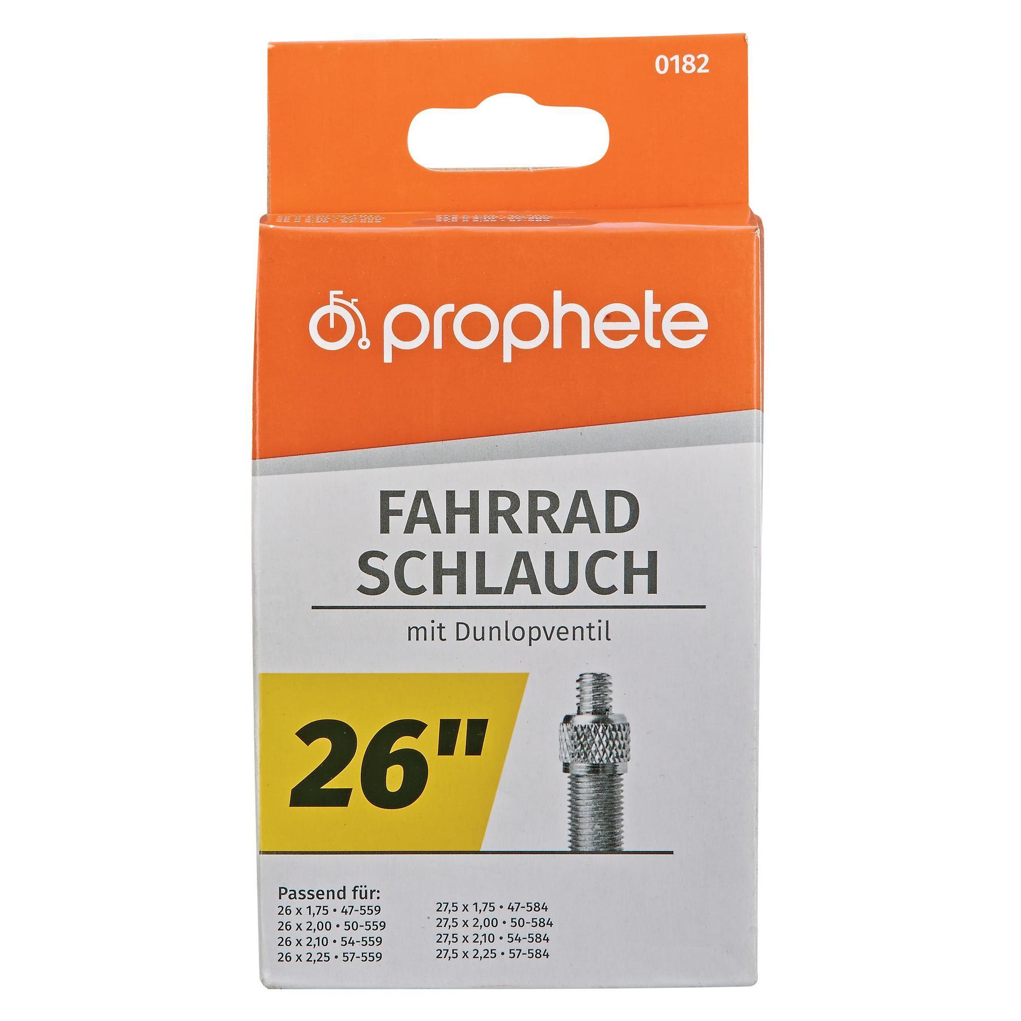 Dętka rowerowa 26 cali x 1.75 - 2.125, zawór Dunlop