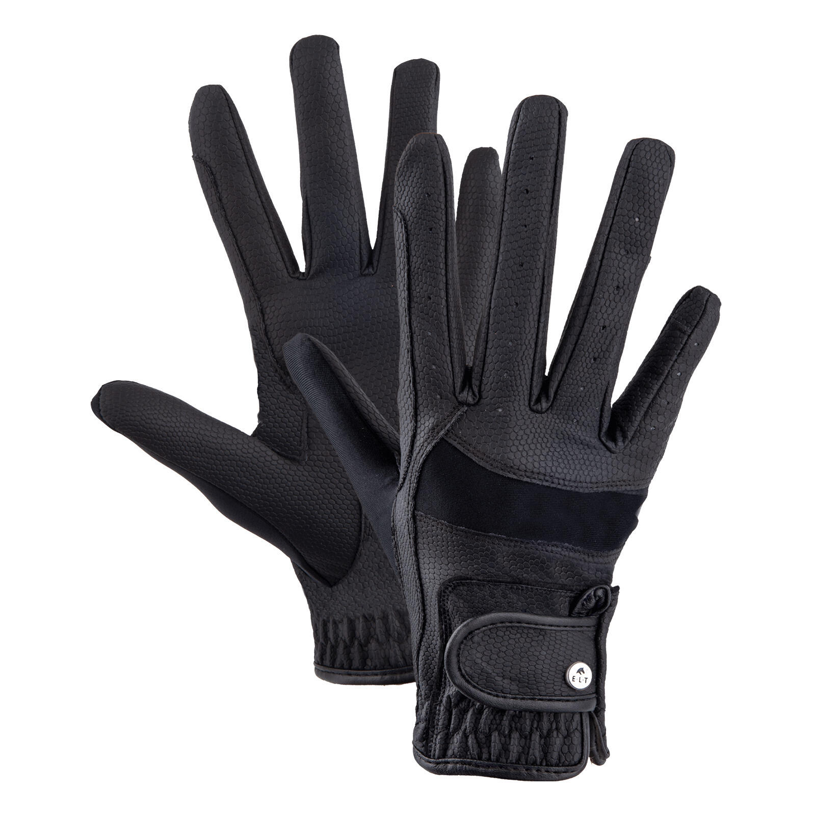Skórzane rękawiczki jeździeckie ELT Magnetize