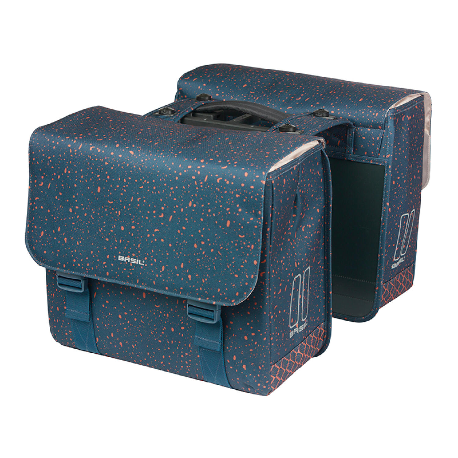 Podwójna sakwa Flair MIK 2.0", granatowa