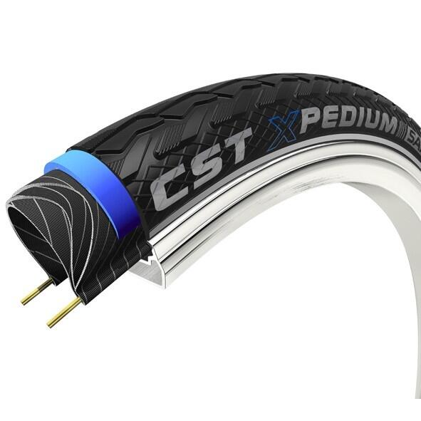 Opona Xpedium Safe 28 X 1.40"/37-622 Mm - Czarna Z Odblaskiem