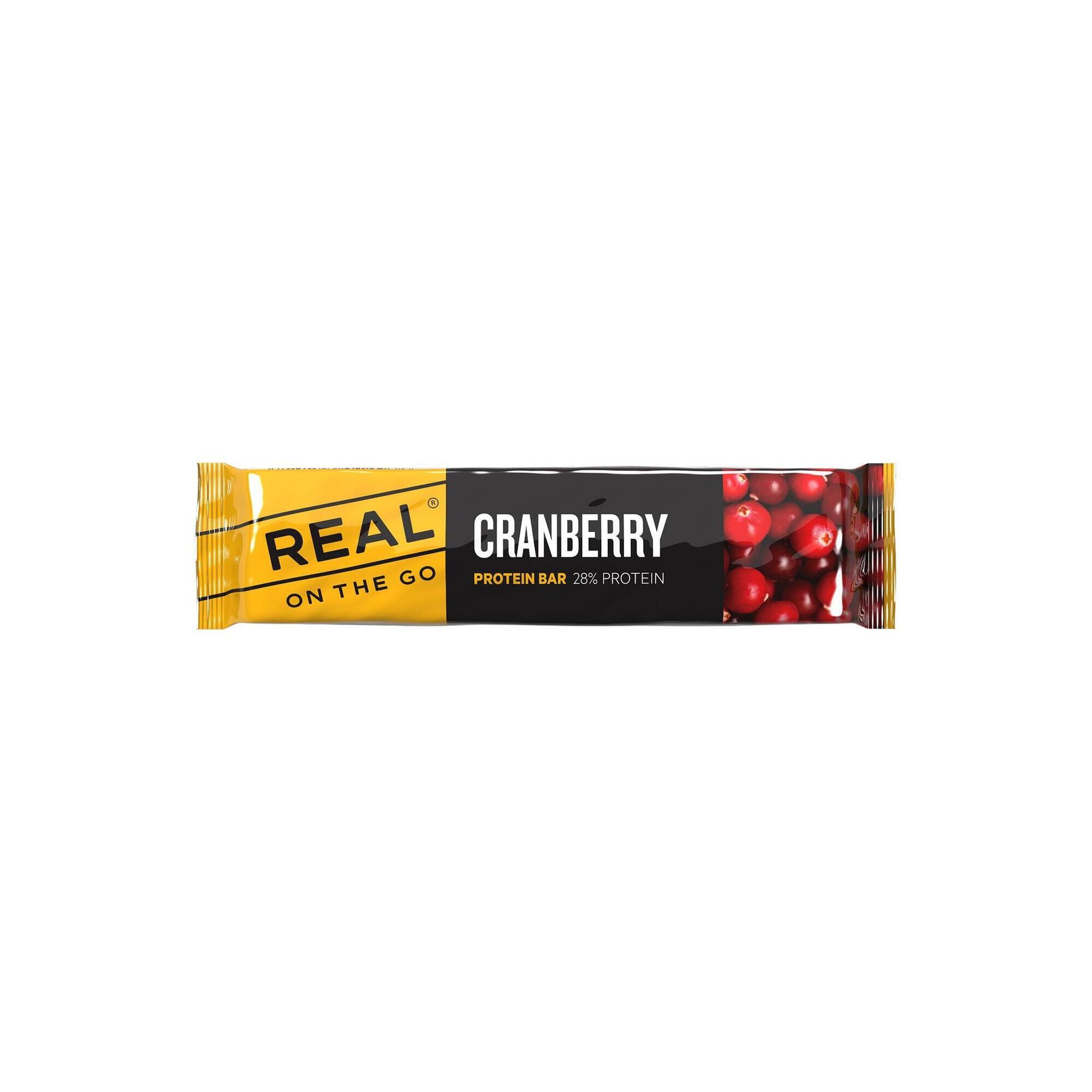 Baton energetyczny Real Turmat Protein Bar Cranberry 40 g