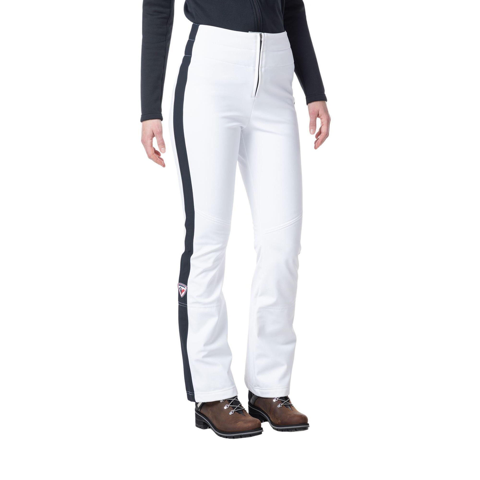 Spodnie narciarskie Rossignol damskie Resort Softshell Pant białe - XL