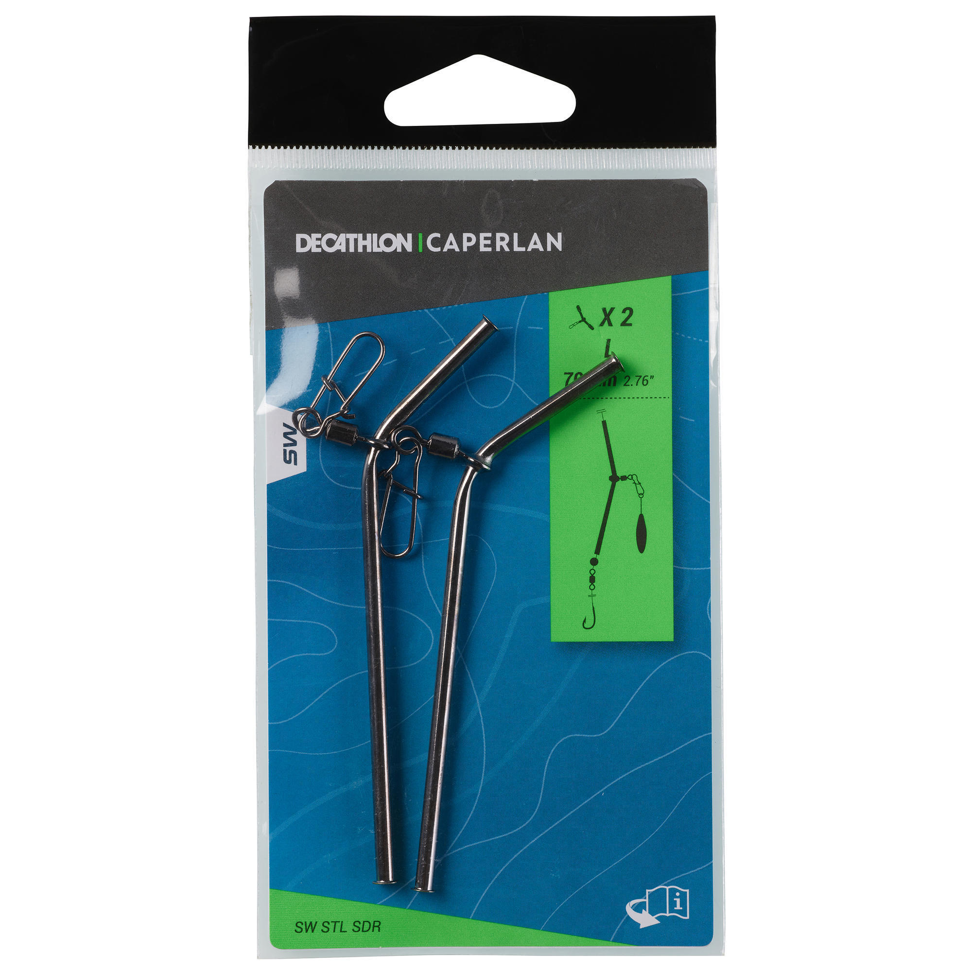 Łącznik antysplątaniowy stalowy surfcastingowy L