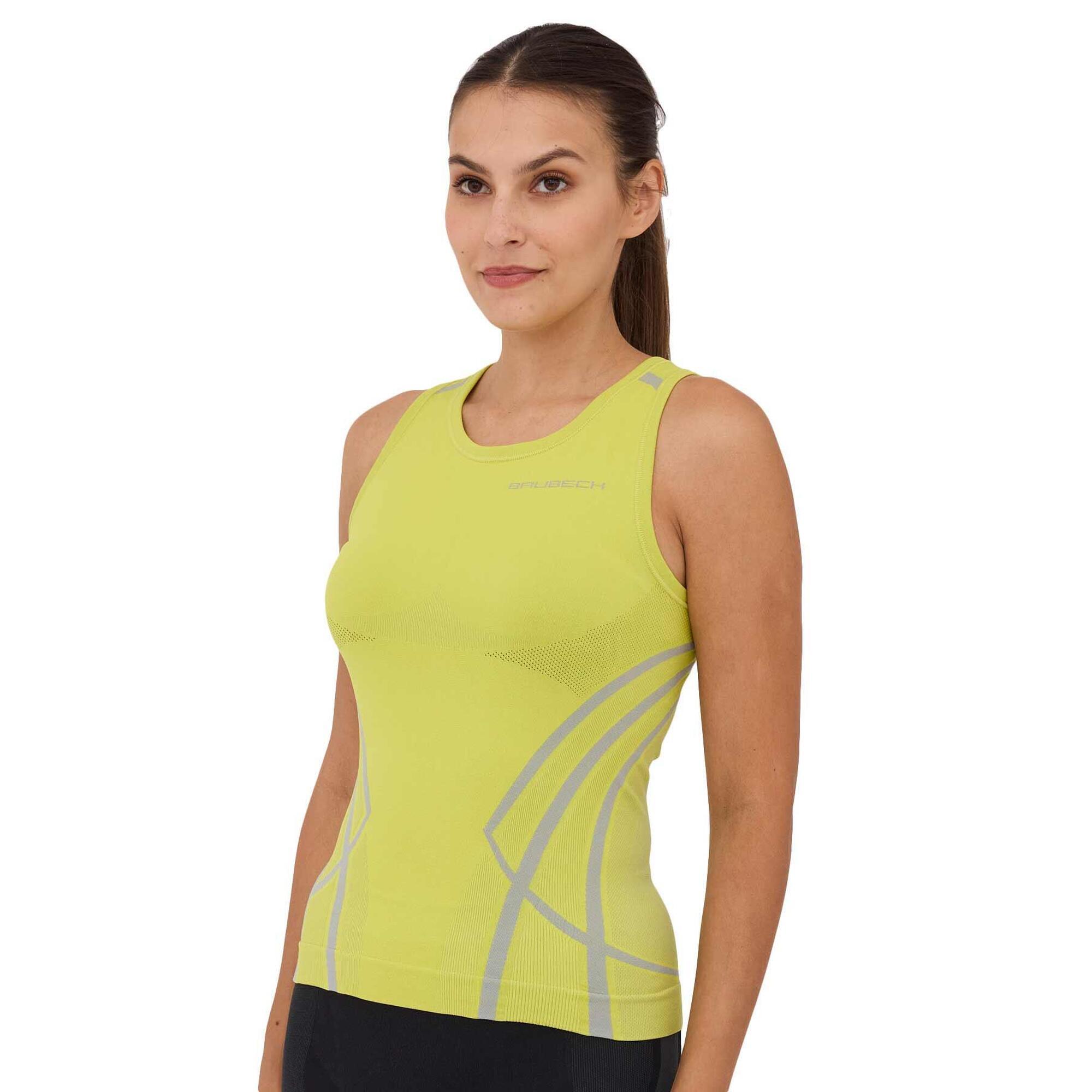 Bezrękawnik damski z wąskim ramiączkiem Brubeck FITNESS