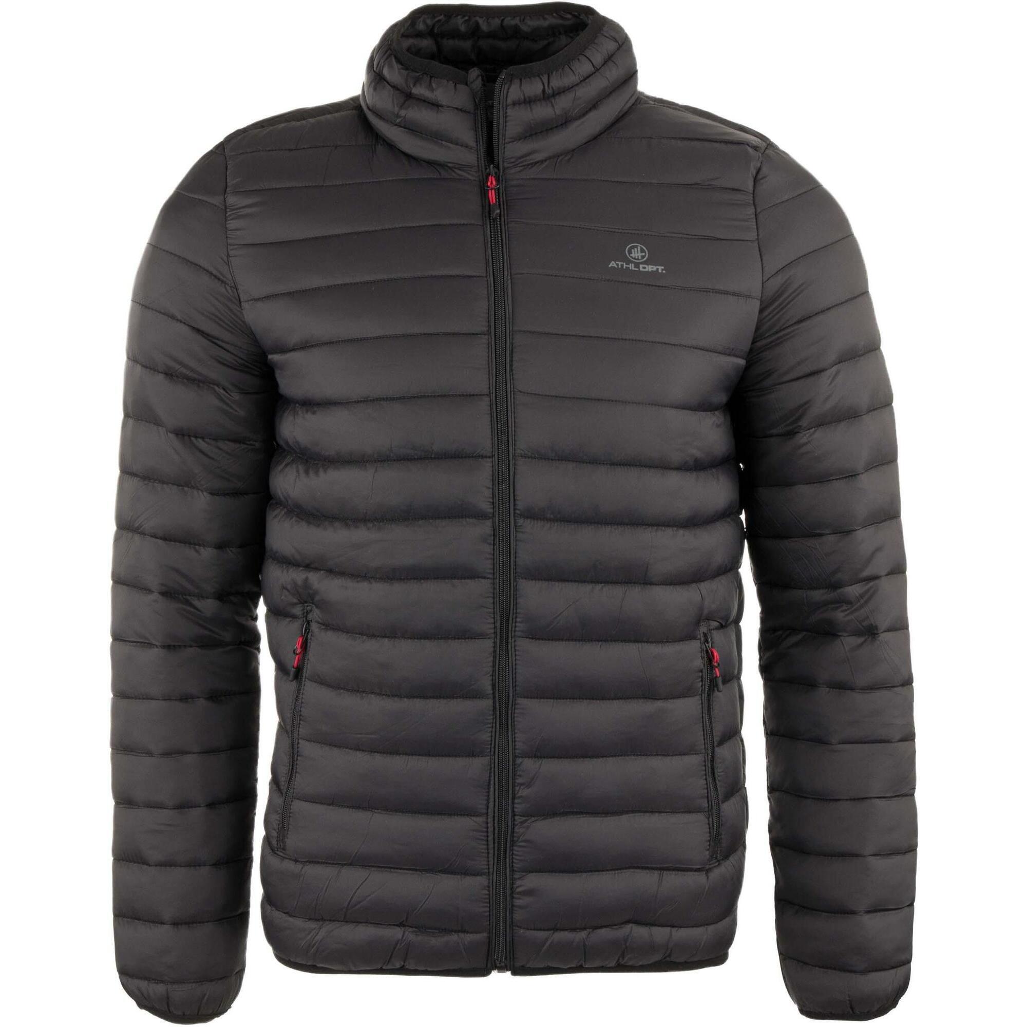 Męska kurtka ATHL. Wydział Pacino Black - Windproof & Sporty