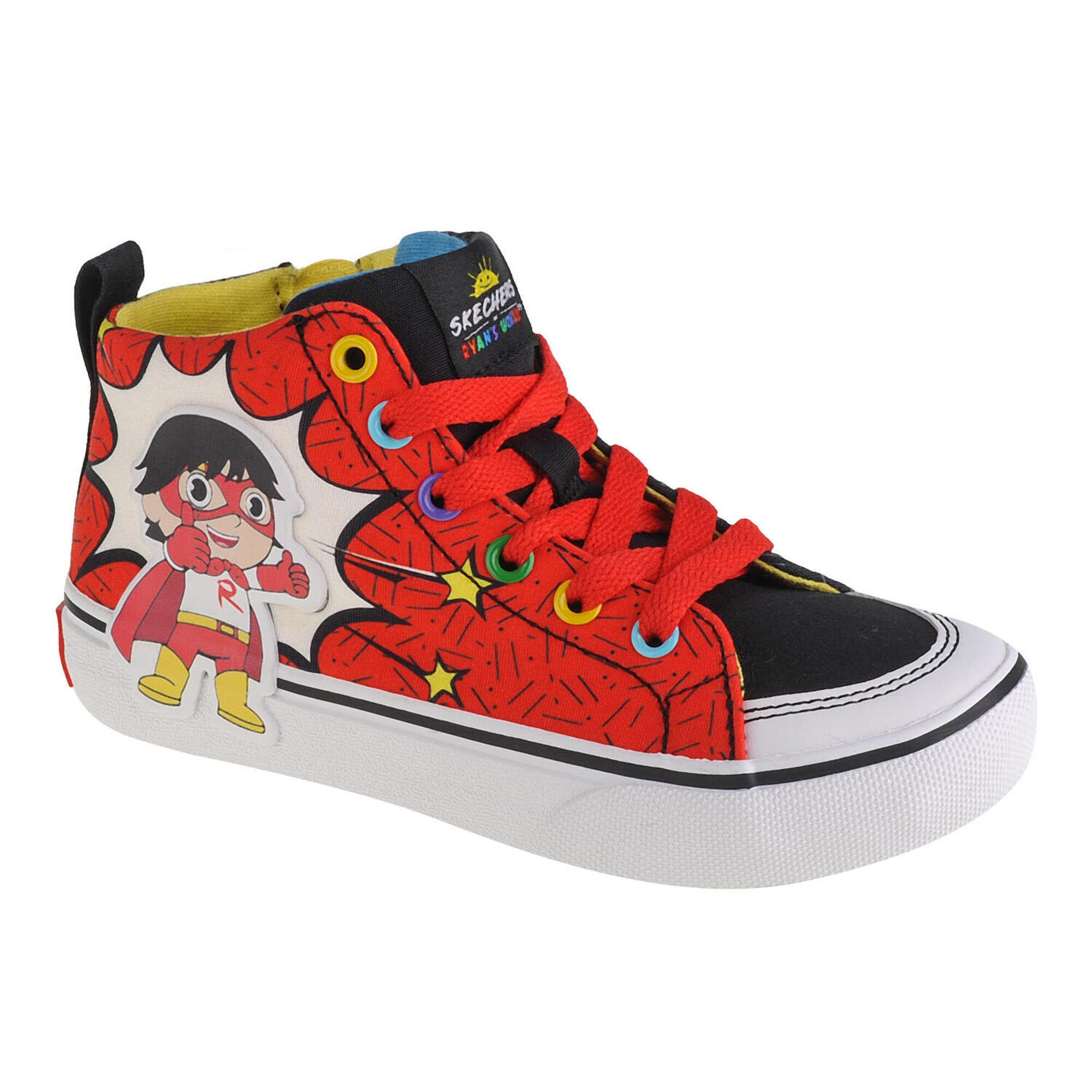 Buty sportowe Sneakersy chłopięce, Street Fame - Ultra Fun Red Titan