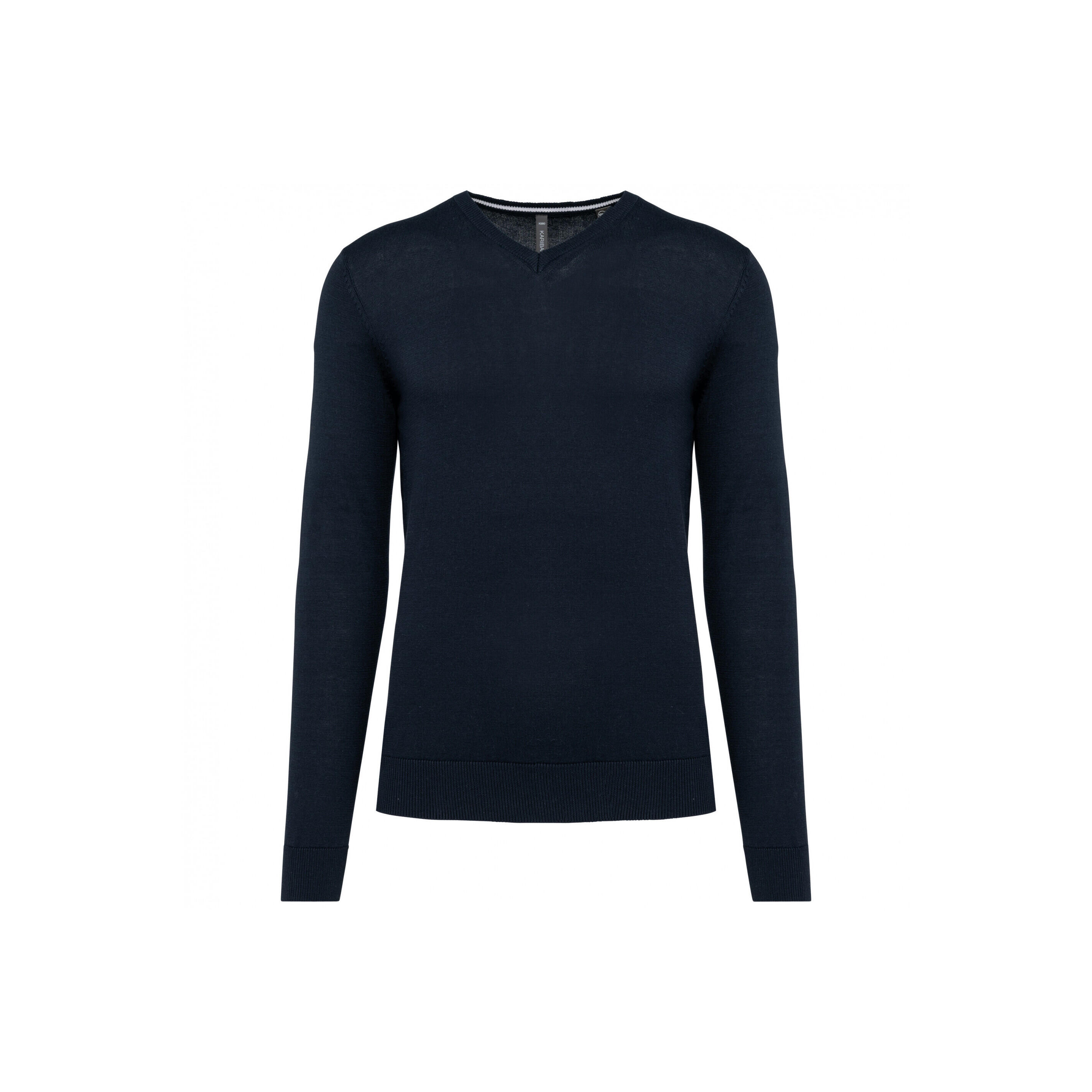 Ekologiczny sweter z dekoltem w szpic Kariban