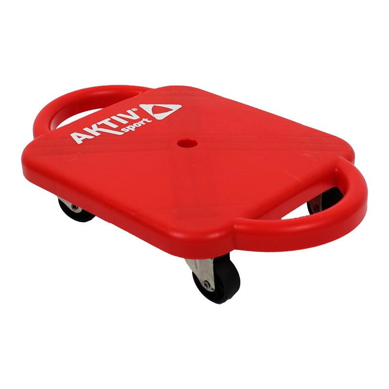 Deska z kółkami Aktivsport czerwona