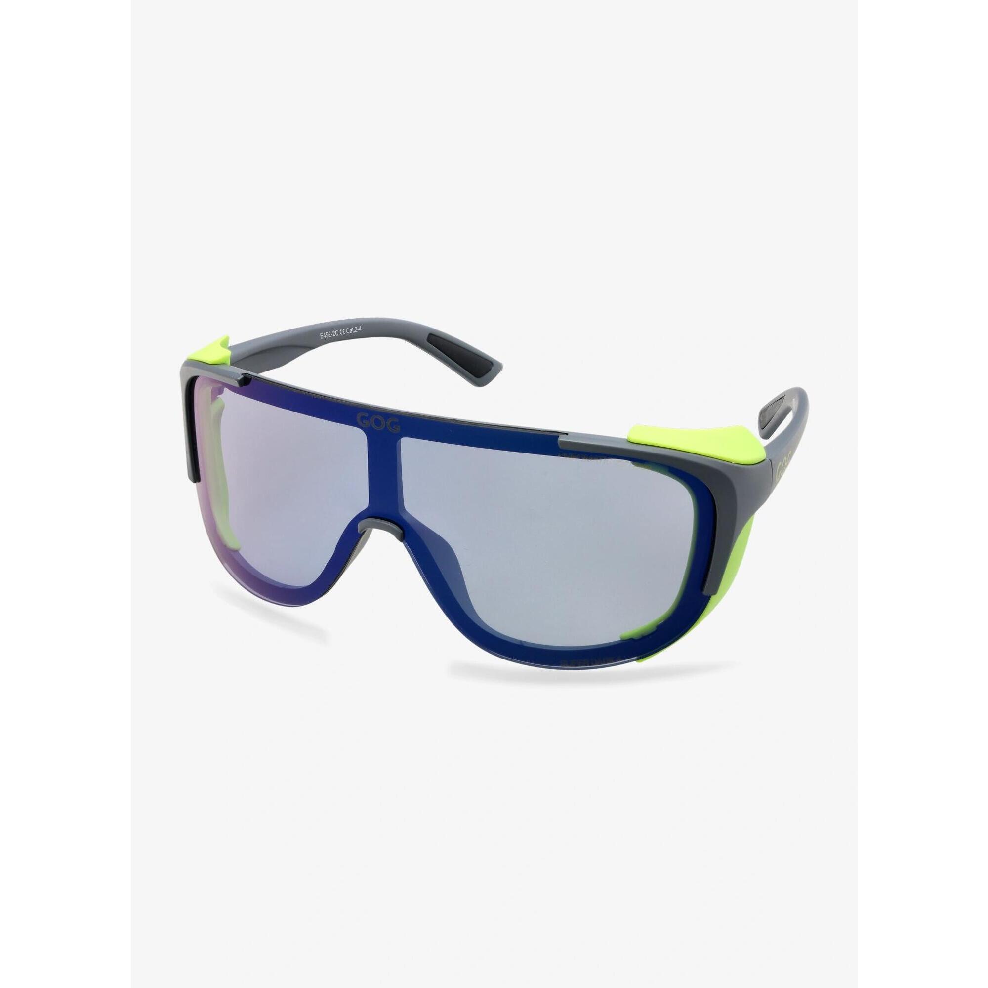 Okulary w góry GOG Tatra - matt grey/neon lemon