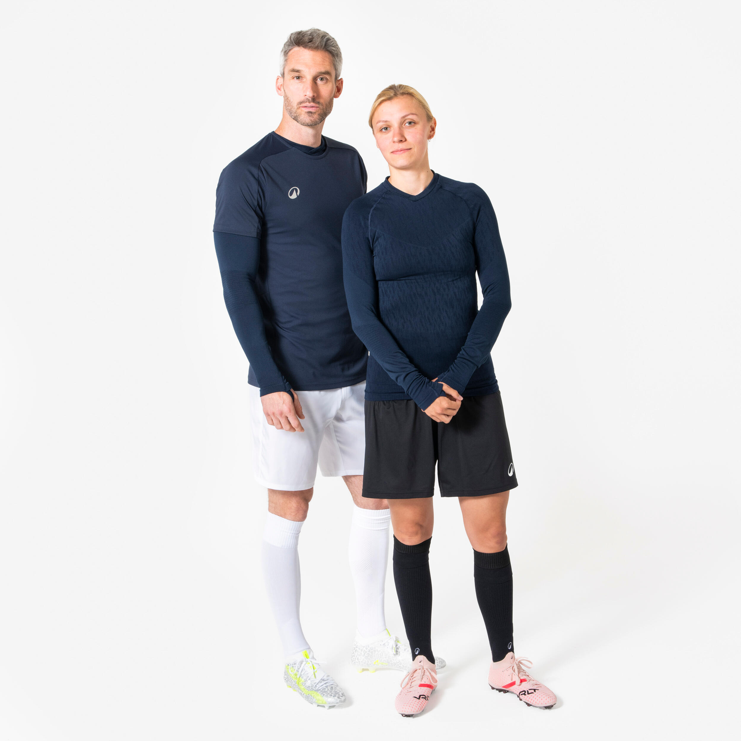 Koszulka termoaktywna z długim rękawem unisex Kipsta Keepdry bez szwów