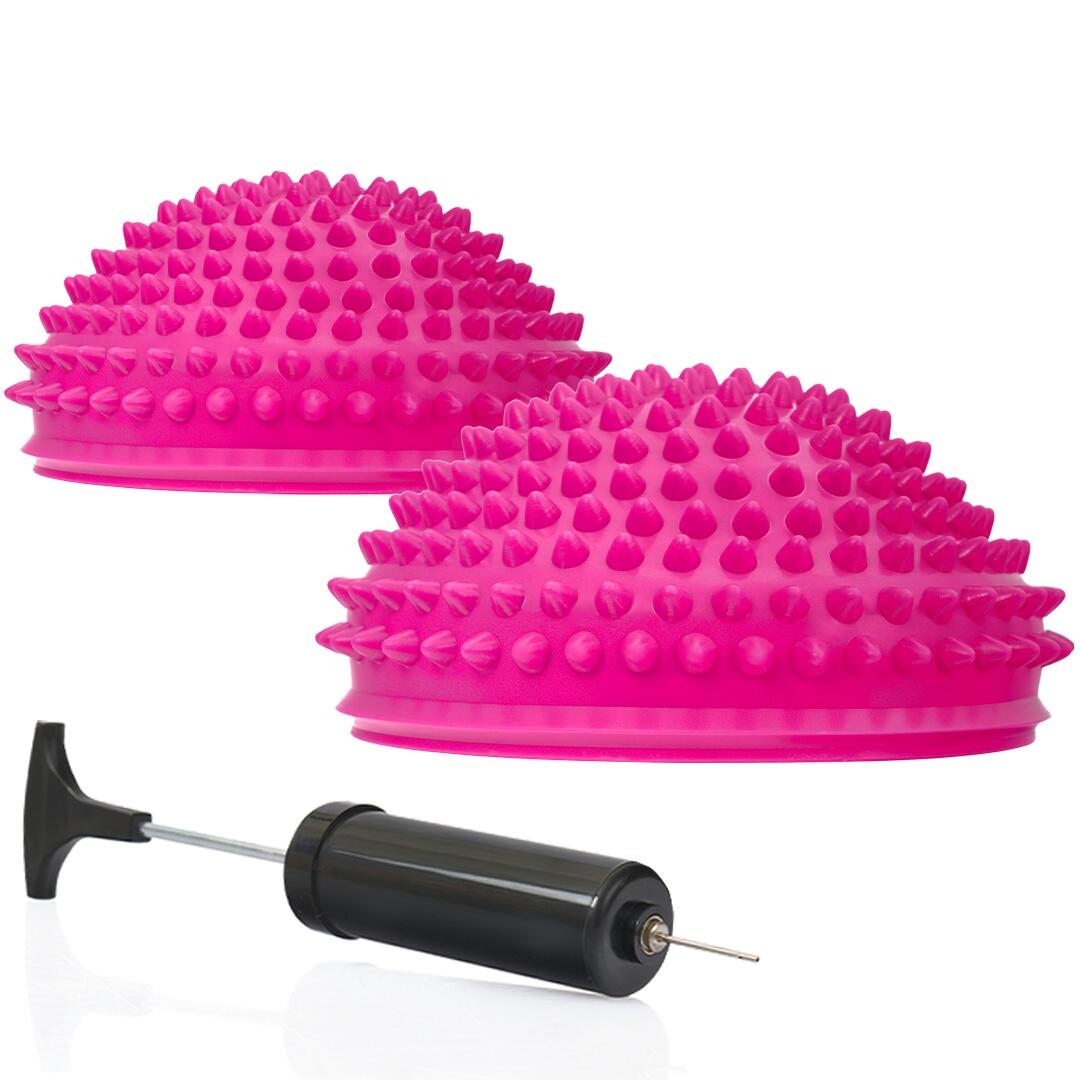 Półkule sensoryczne jeżyki do rehabilitacji Majestic Sport HOGI 8x16 cm - 2 szt.