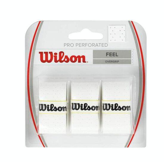 Owijki zewnętrzne Wilson Pro Overgrip Perforated Białe 3 szt