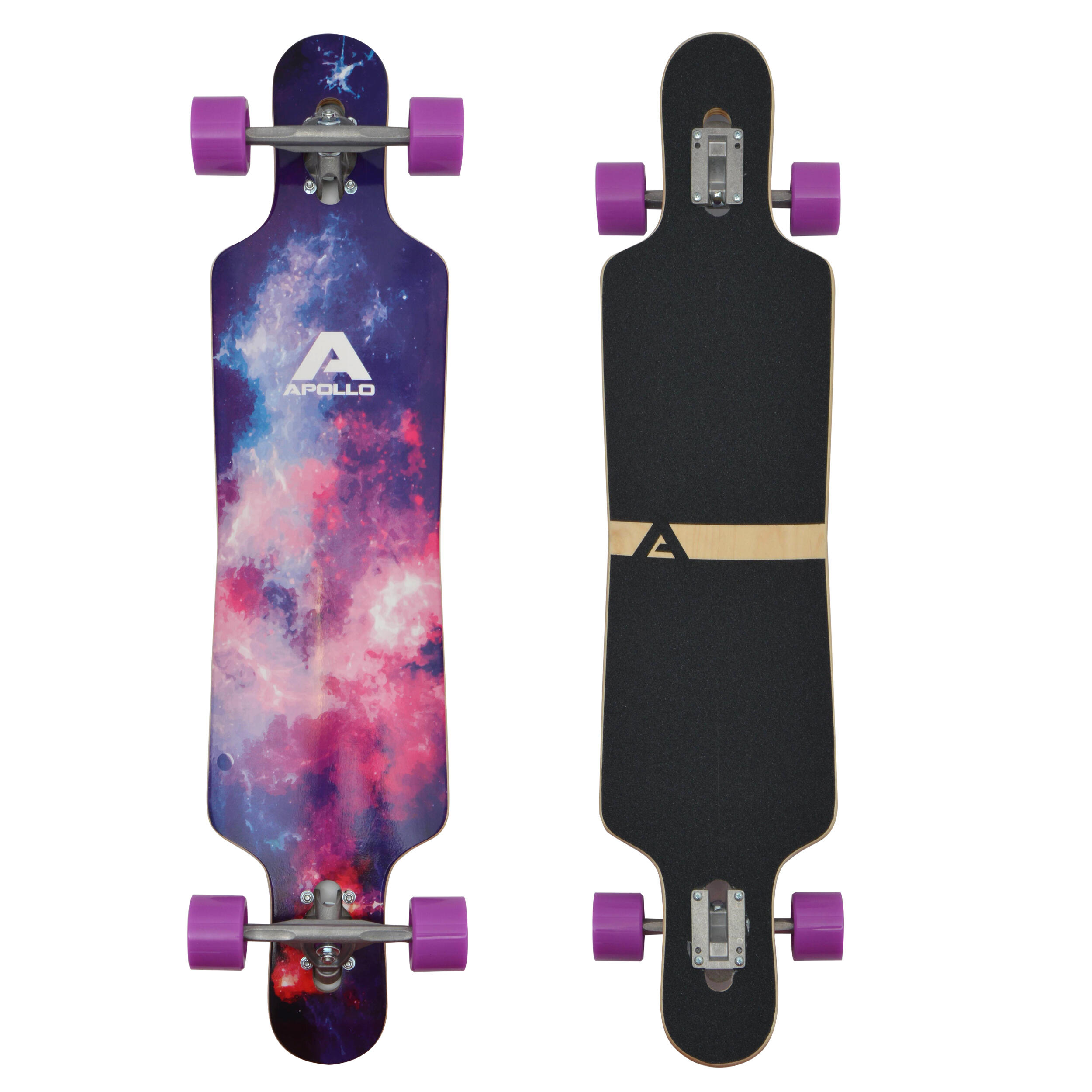 Longboard 40" Deskorolka Bambusowa dla Nastolatków i Dorosłych ABEC-9 Flex 2