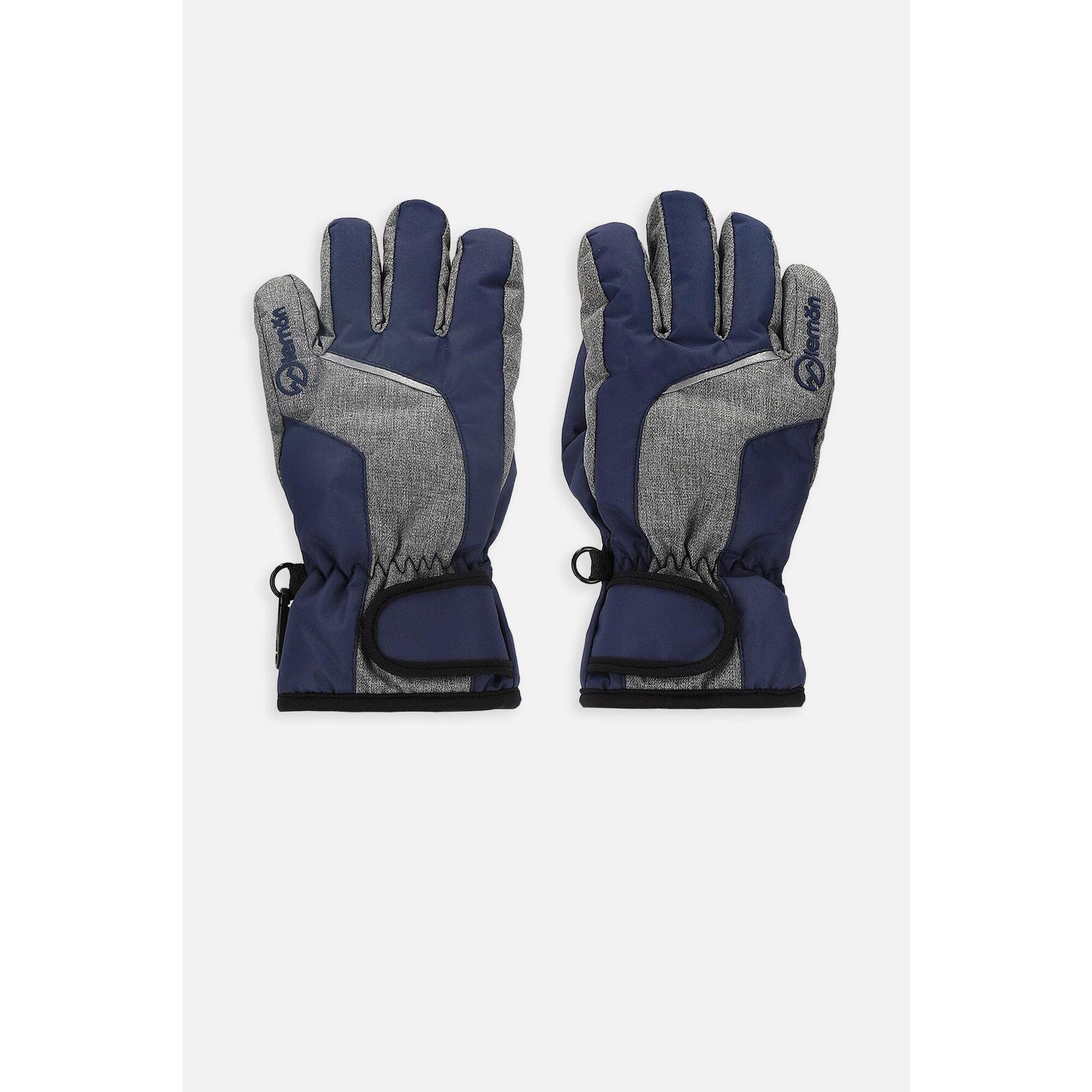 Rękawice narciarskie dziecięce pięciopalczaste Lemon Explore ZL3 granatowe