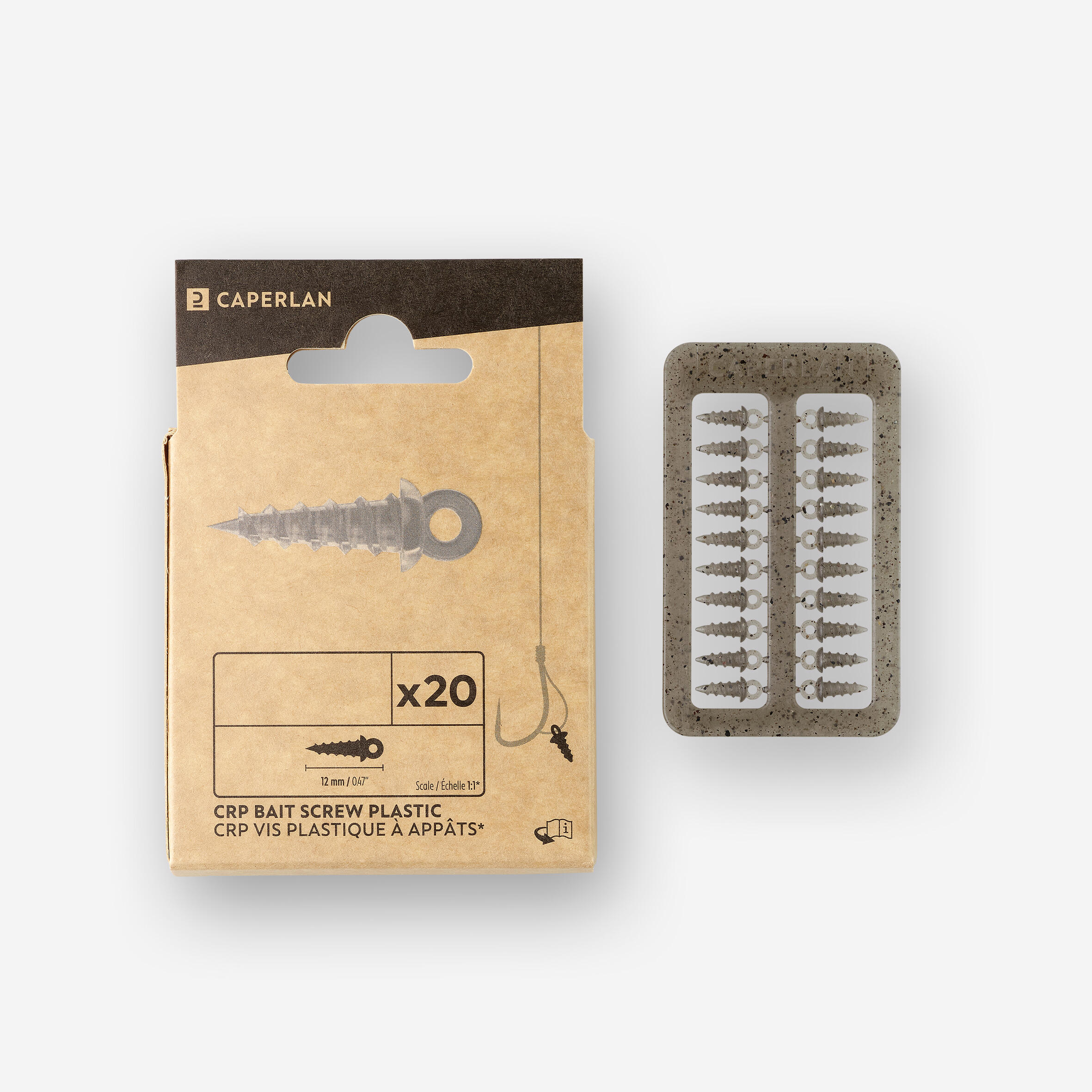 Wkręt plastikowy do przynęt