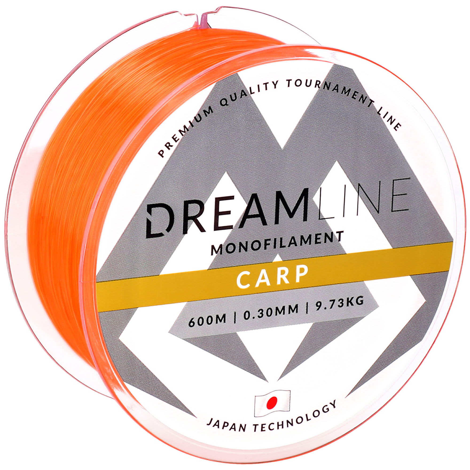 Żyłka Mikado Dreamline Carp 0.33Mm/10.51Kg/600M - Fluo Pomarańczowa